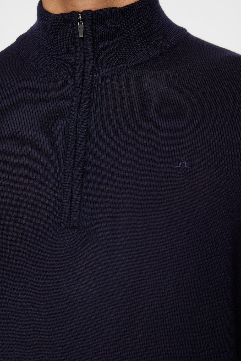 Kiyan Quarter Zip Sweater / JL Navy