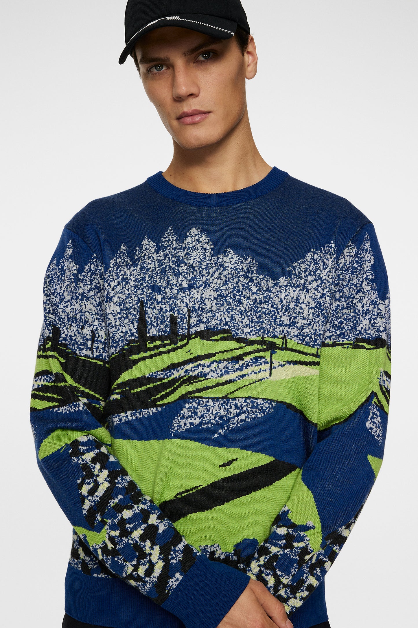 Alexander Jacquard Sweater / Watercolor Jacquard Estate