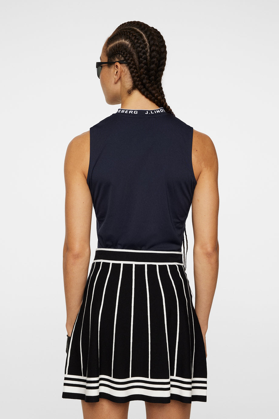 Leya Sleeveless Top / JL Navy