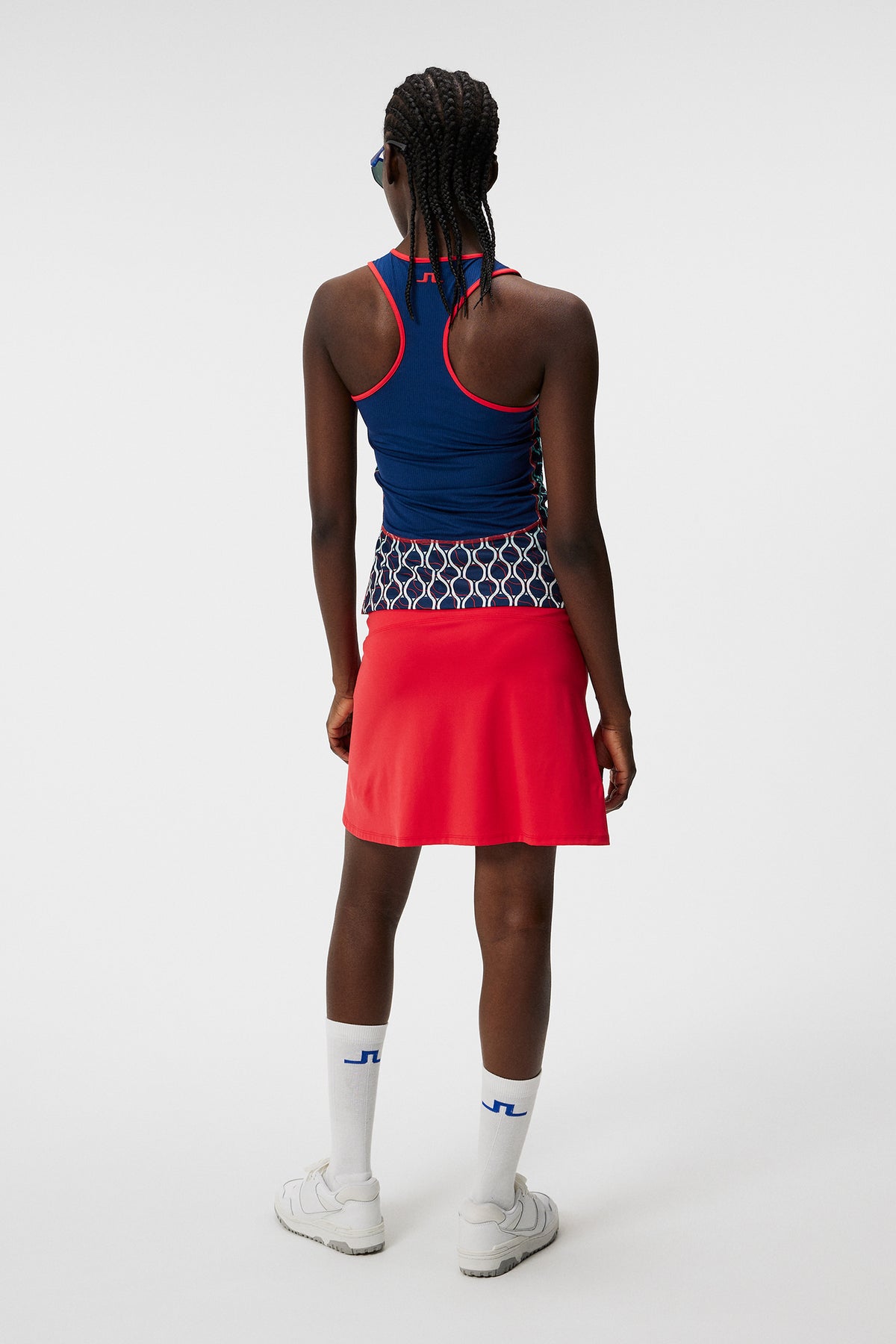 Delia Printed Tank Top / Racket Fade Estate