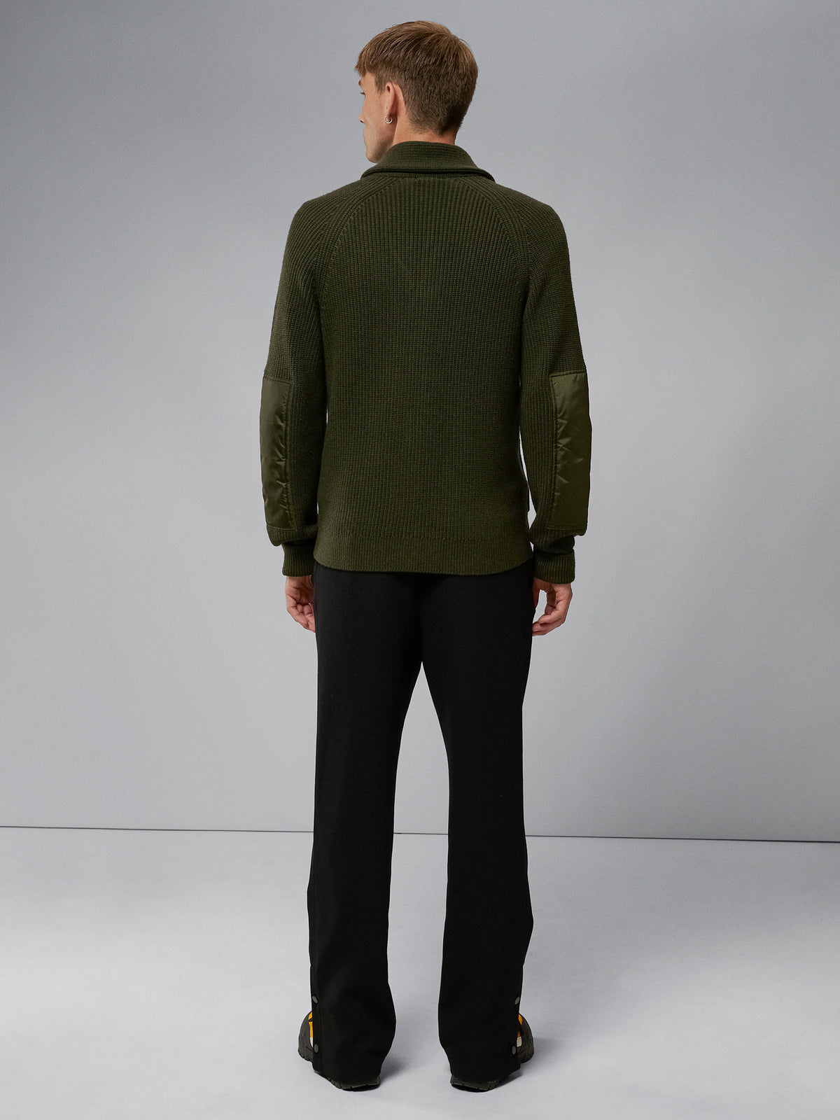 Gaven Shawl Collar Cardigan / Forest Green