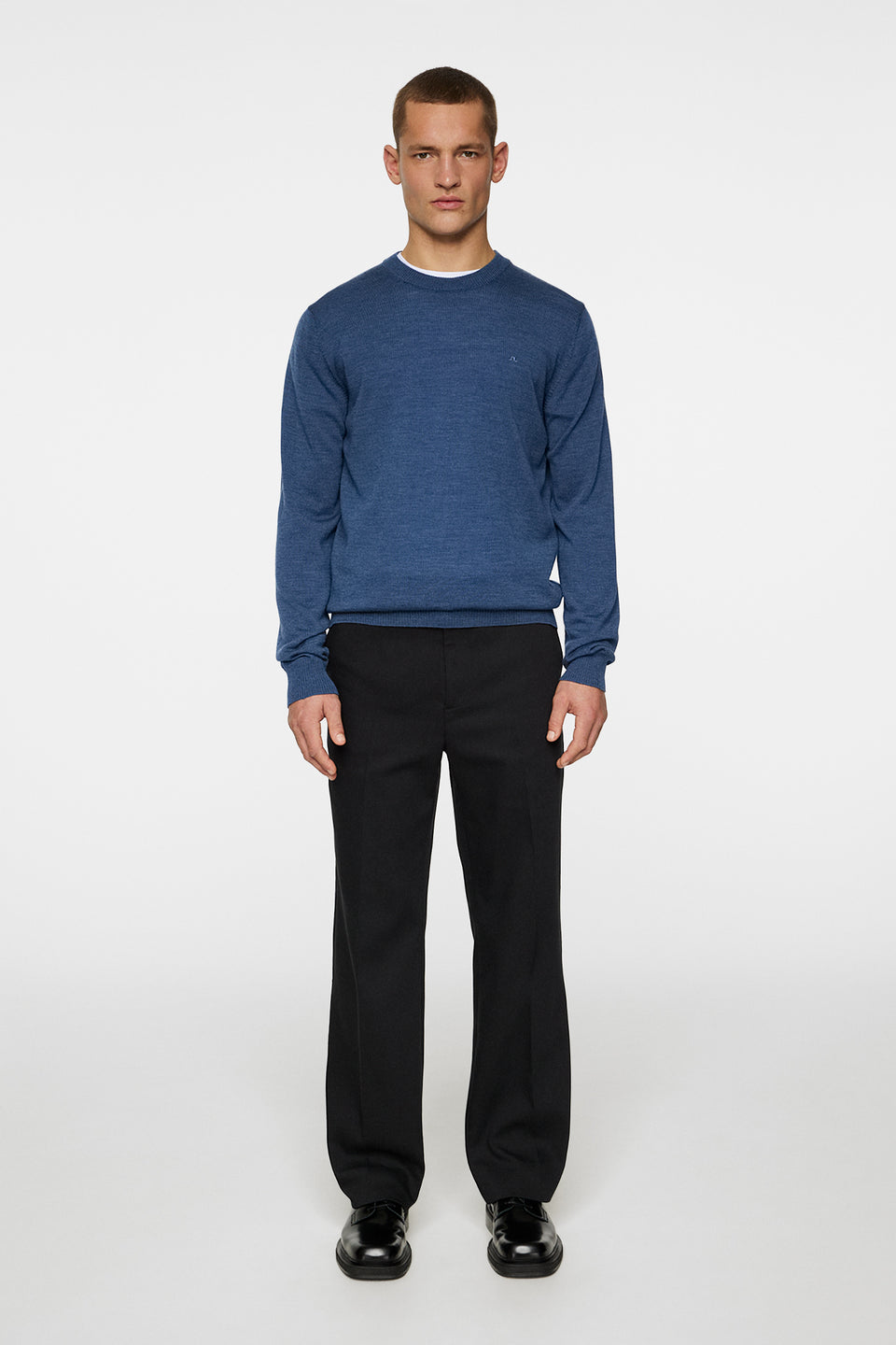 Keane Merino Crew Neck / Key Largo Melange