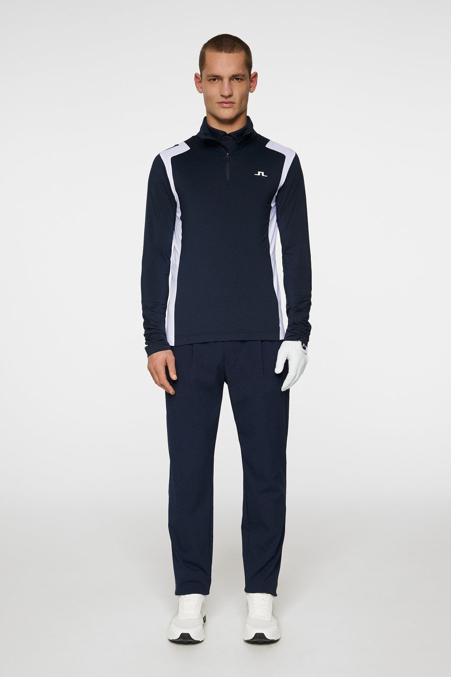 Lukas Quarter Zip Mid Layer / JL Navy