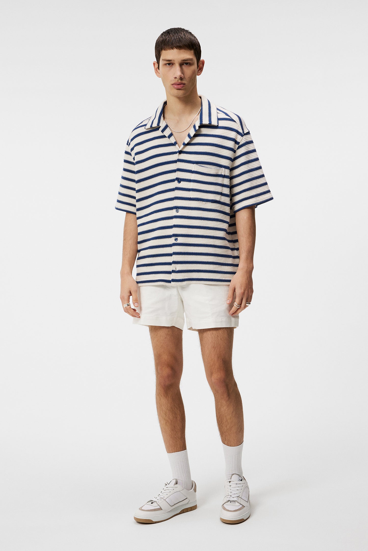 Tiro Resort Stripe Shirt / Estate Blue