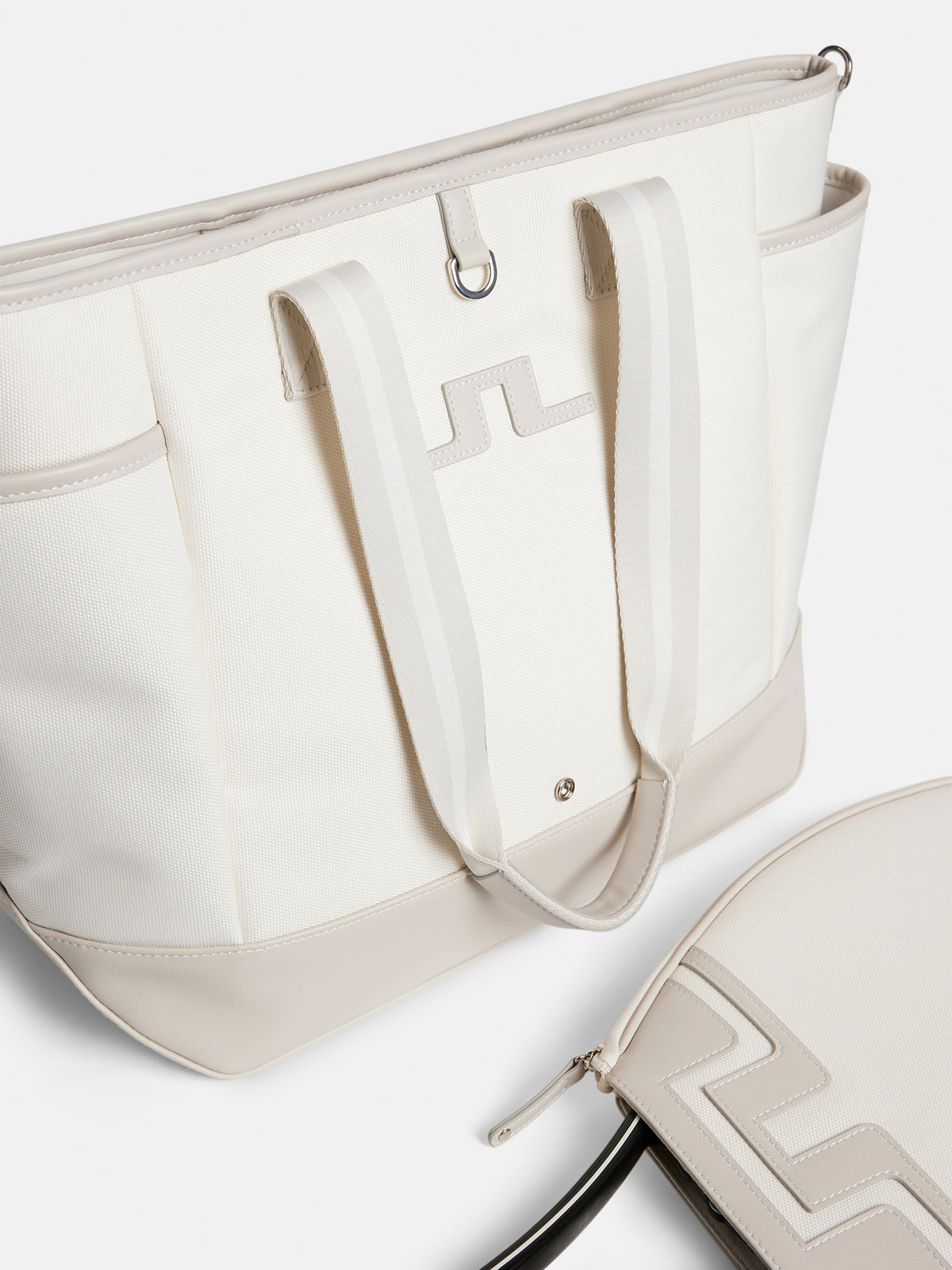 Delfina Tennis Bag / White