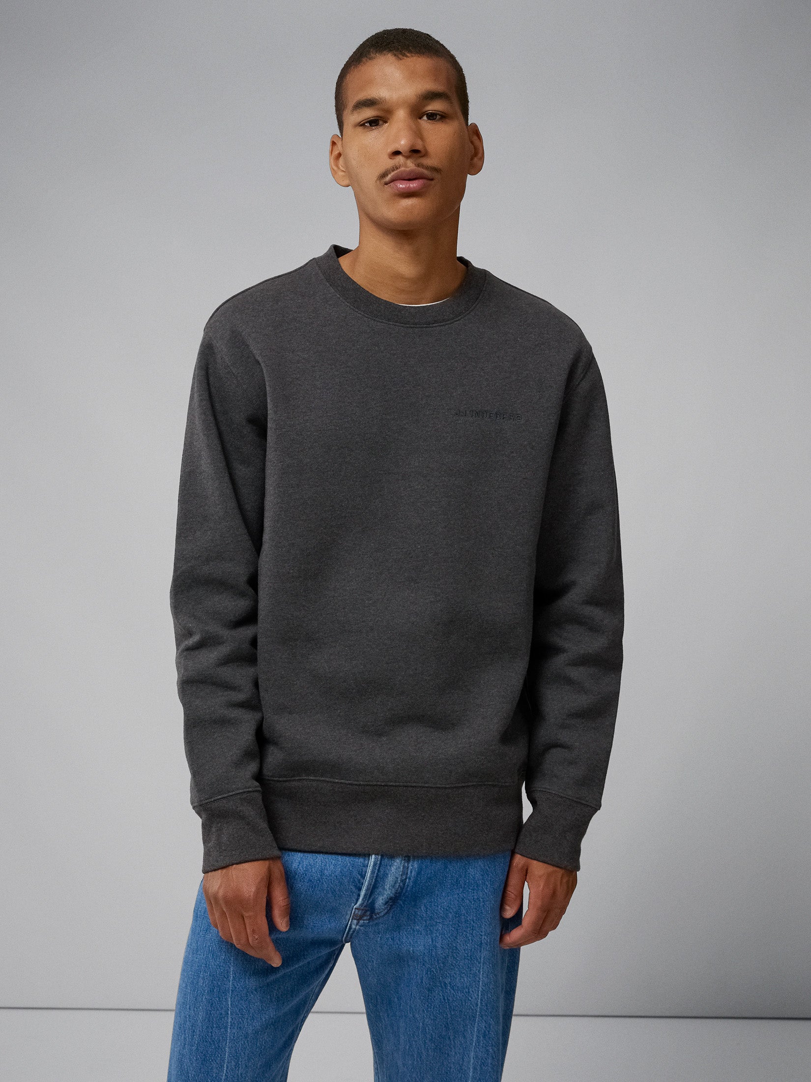 Dark gray store crewneck sweatshirt