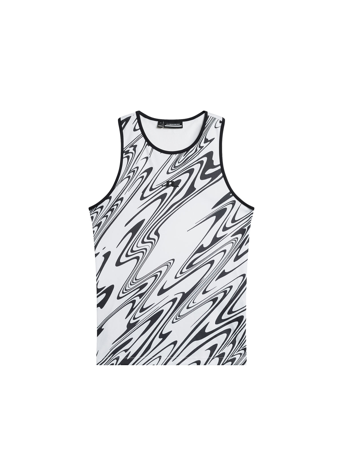 Delia Printed Tank Top / Liquify White L