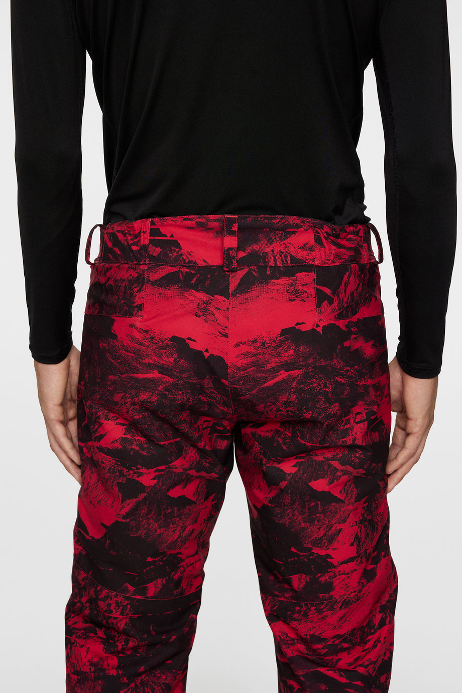 Clarke Pant Printed / Mountain Glitch Red