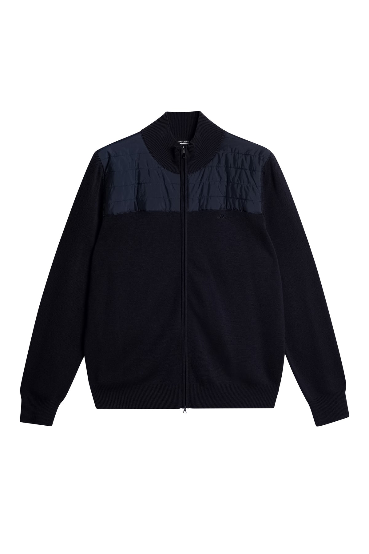 Bridge Knitted  Hybrid Sweater / JL Navy