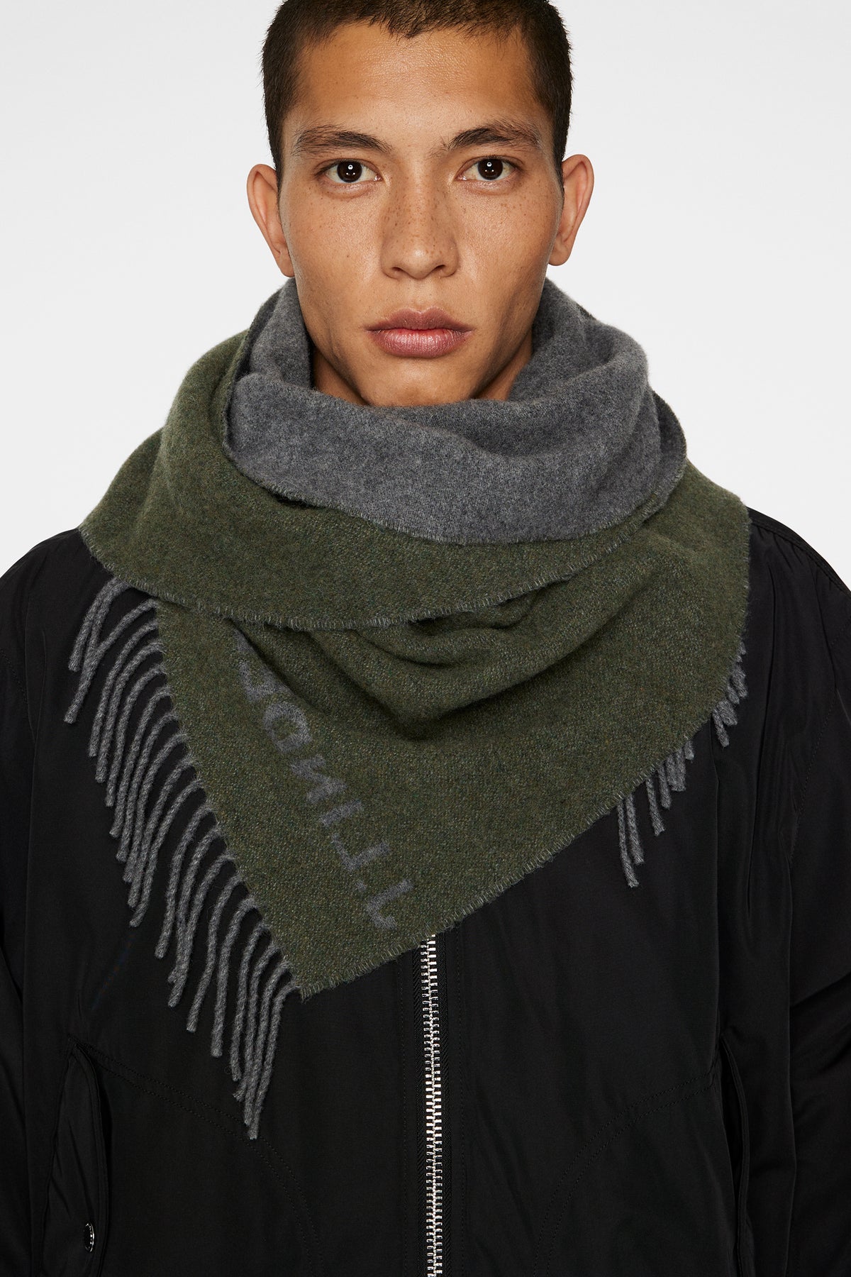 Champ JL Scarf / Light Grey Melange