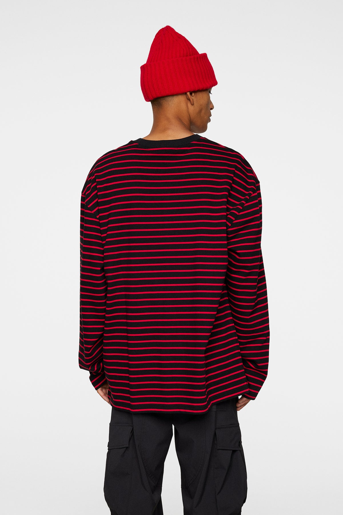 Walsh Stripe Long Sleeve Tee / Black