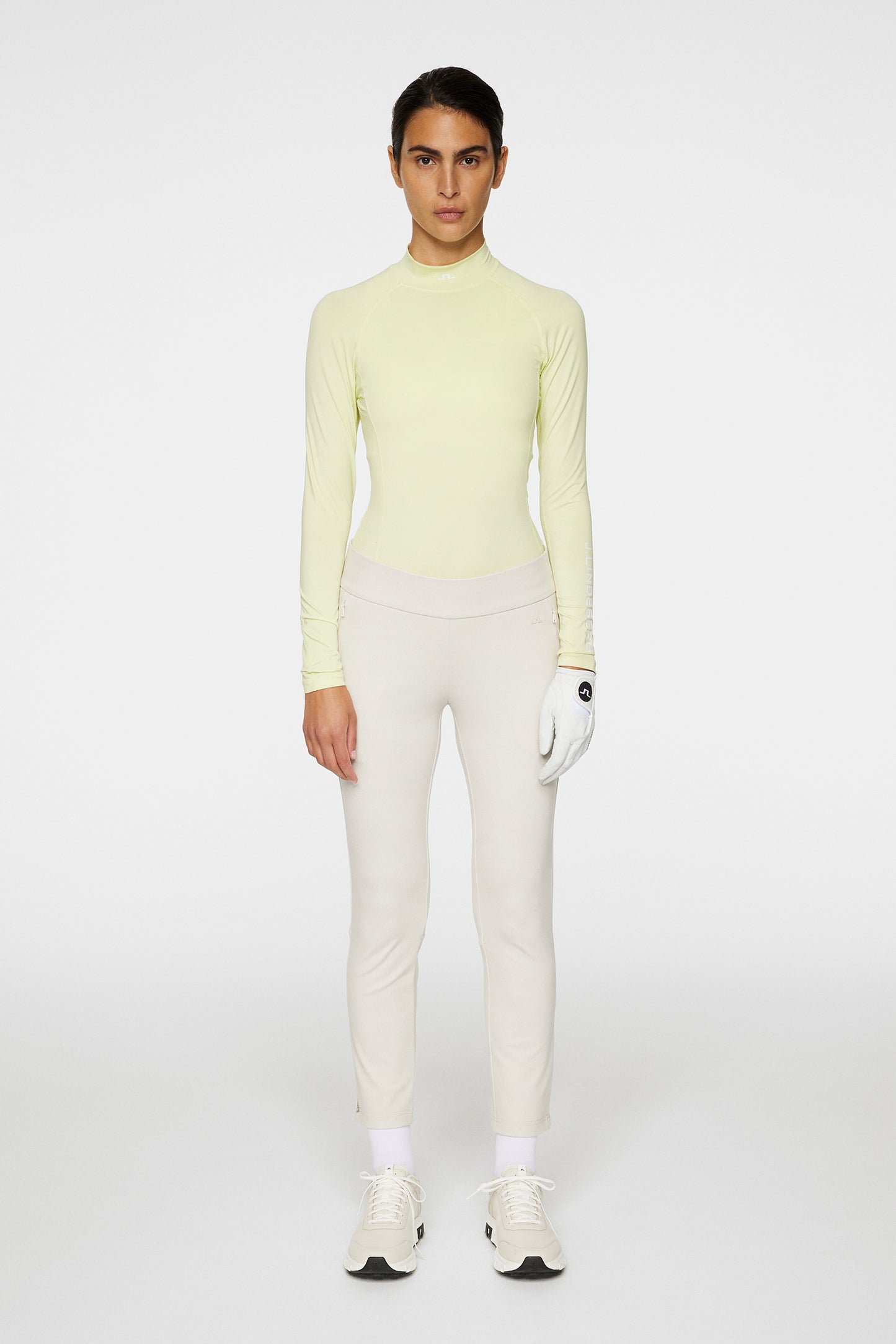 Asa Soft Compression Top / Pale Lime Yellow