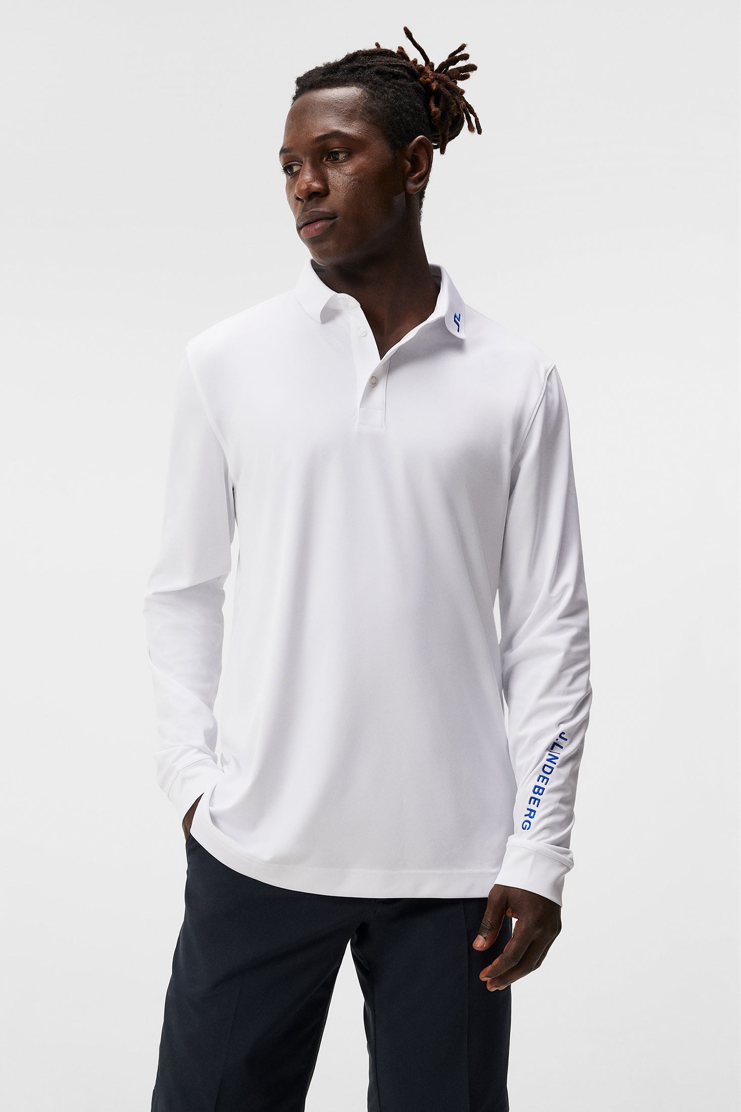 Tour Tech Long Sleeve / White – J.Lindeberg