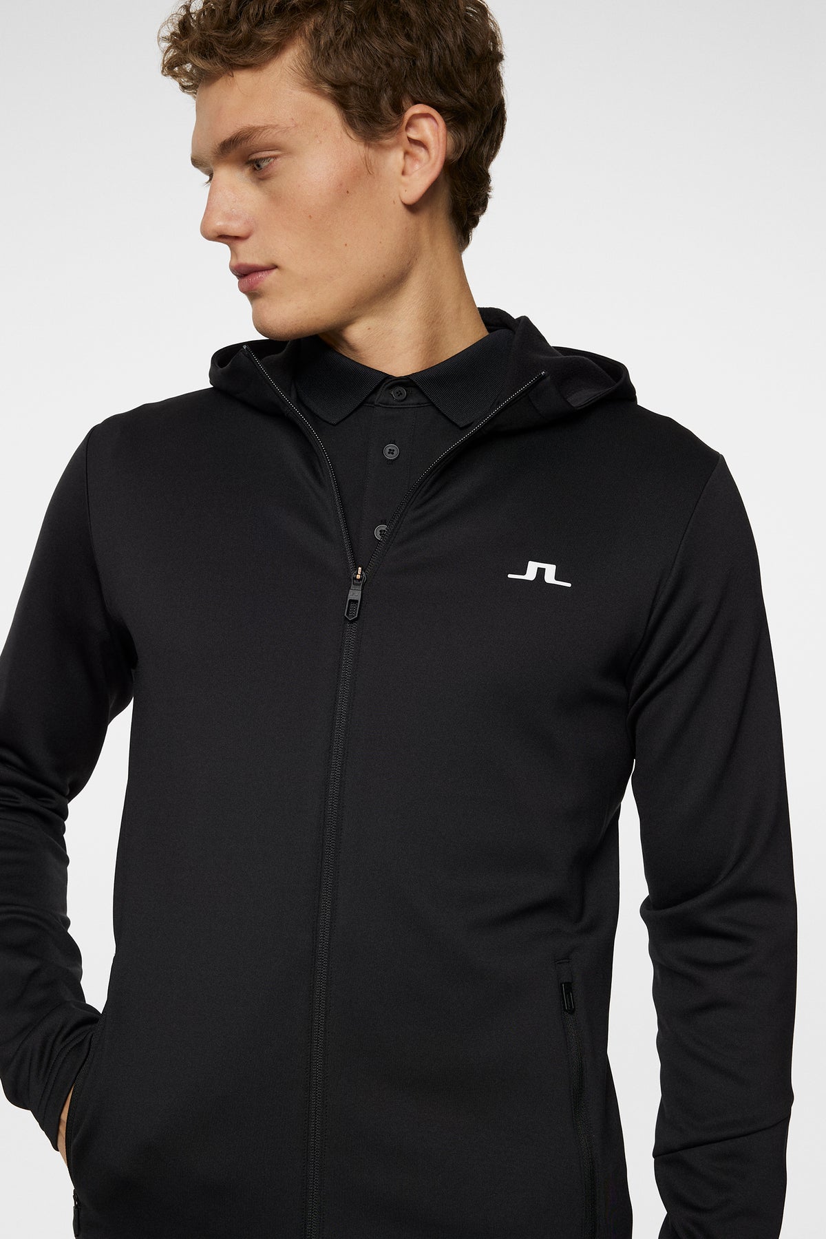 Aerial Full Zip Hood / Black