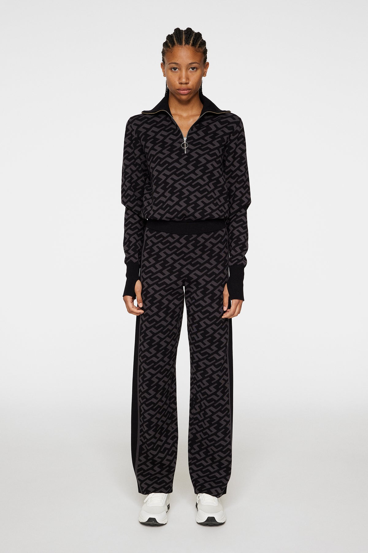 Kera Knitted Pant / Bias Bridge Black