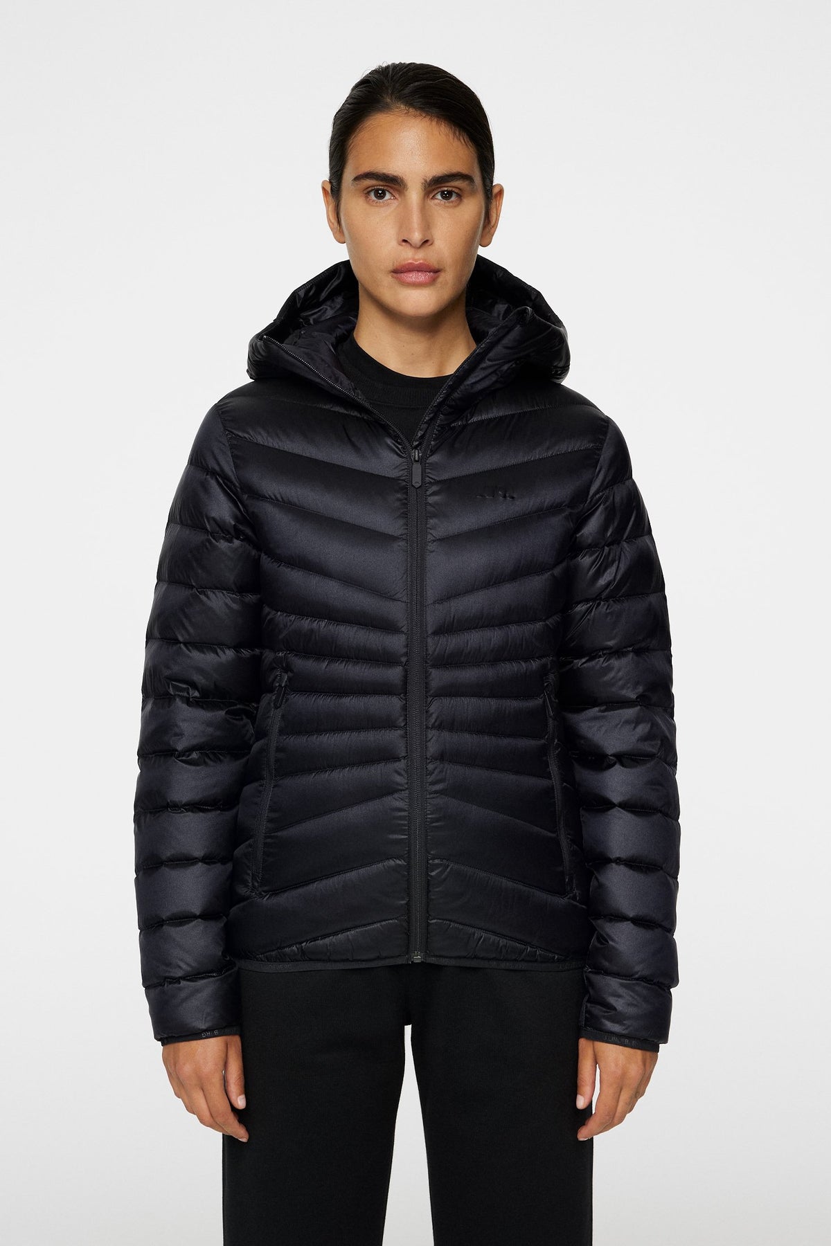 Lara Light Down Hood / Black