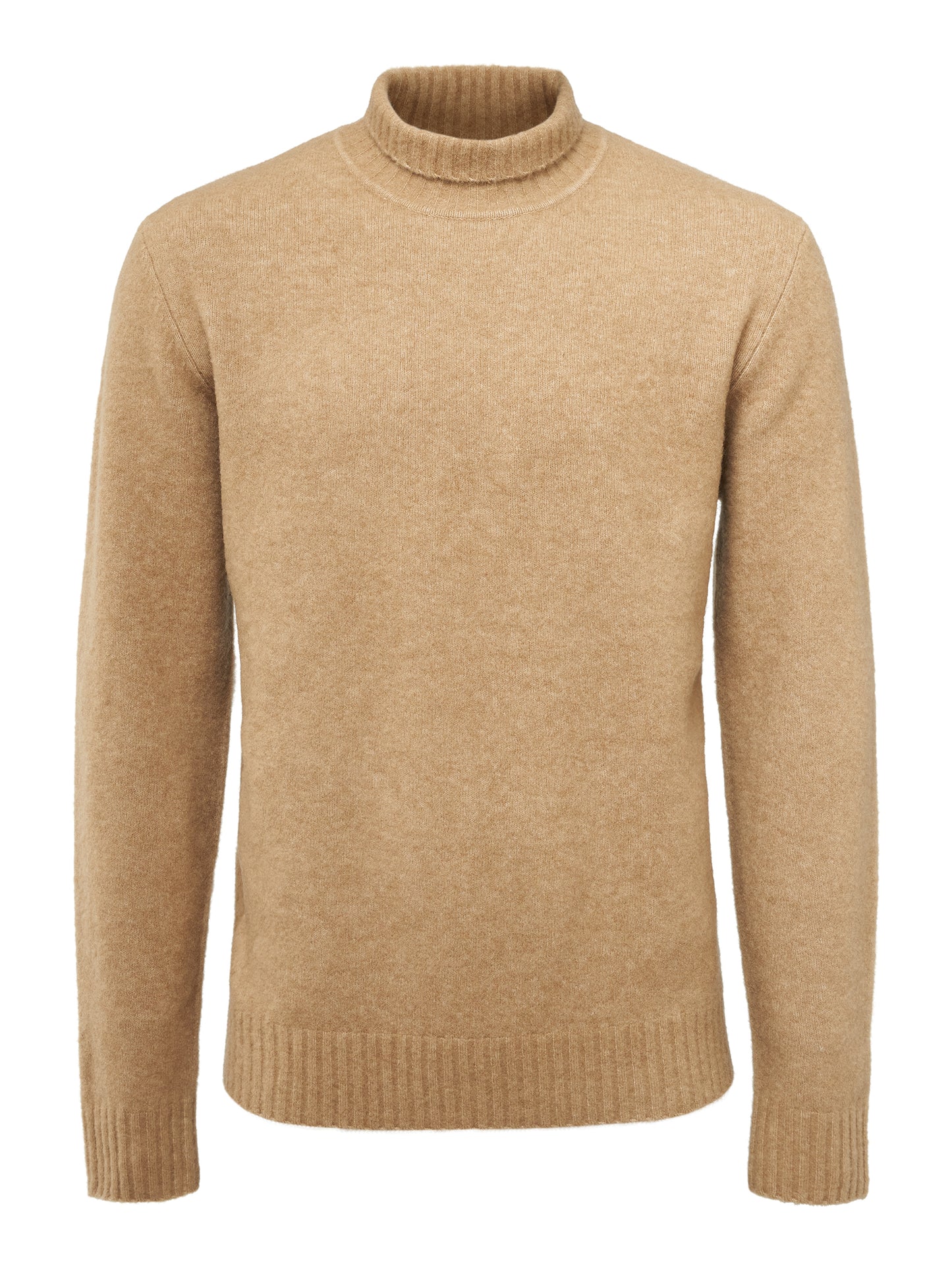 Orian Merino Turtleneck / Tiger Brown