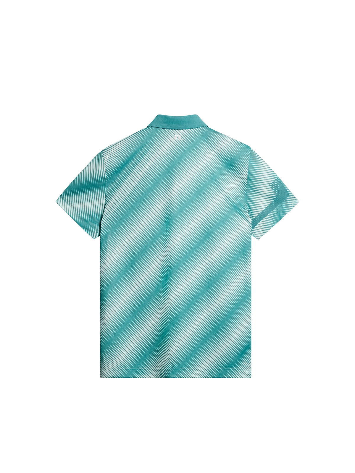 Heath Print Polo / Comb Teal M