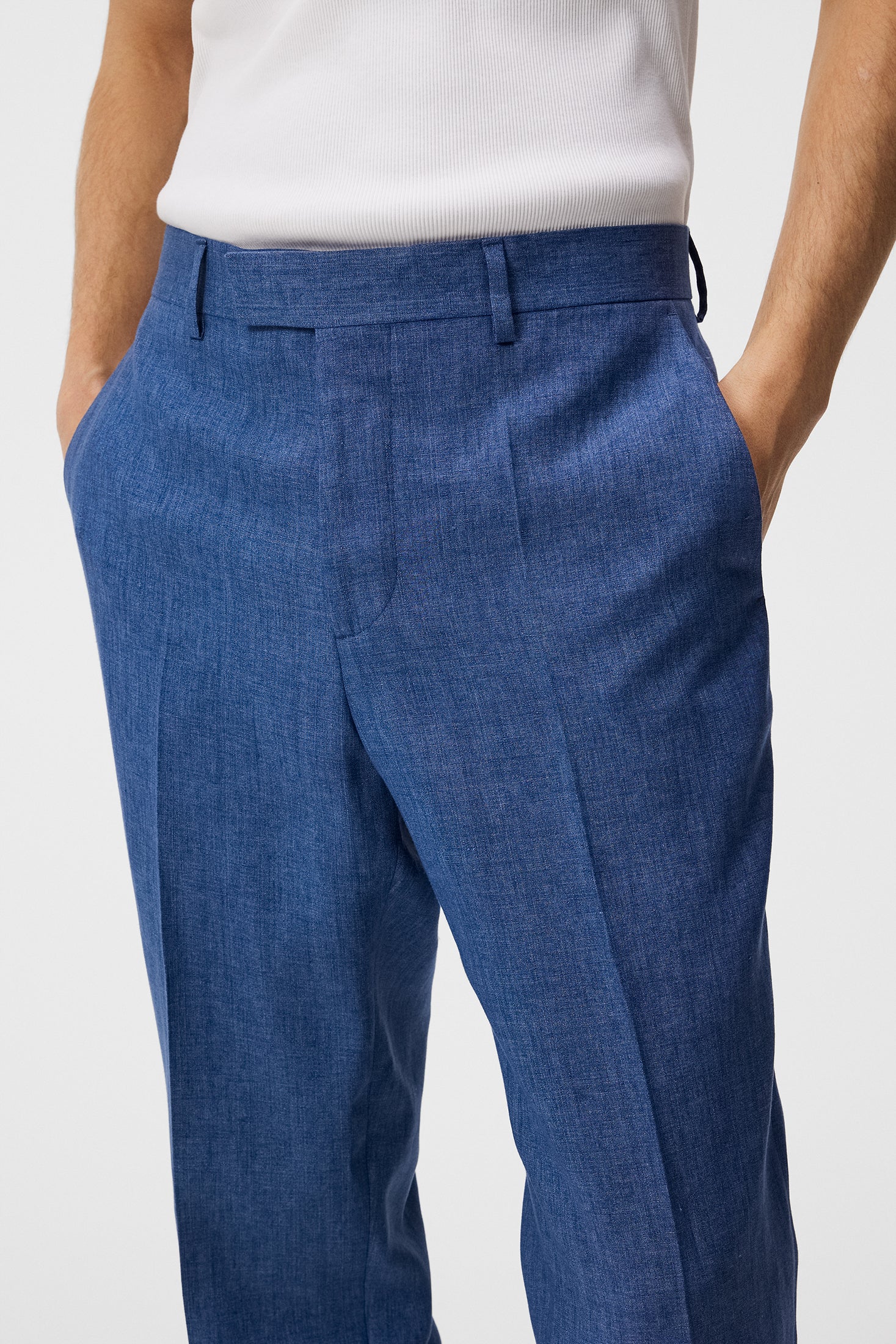 Lois Super Linen Pants Chambray Blue