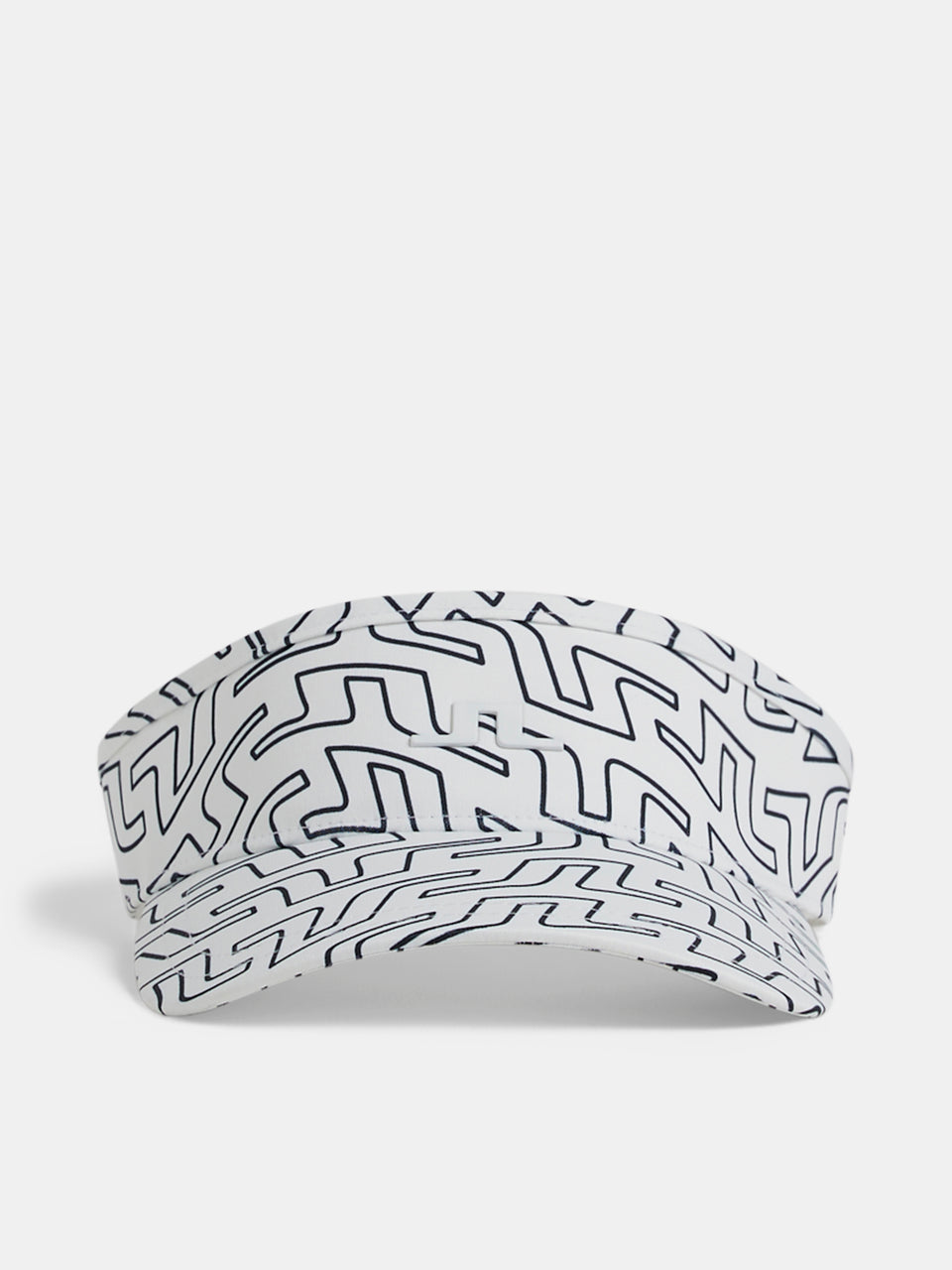 Bon Print Visor / White Outline Bridge Swirl