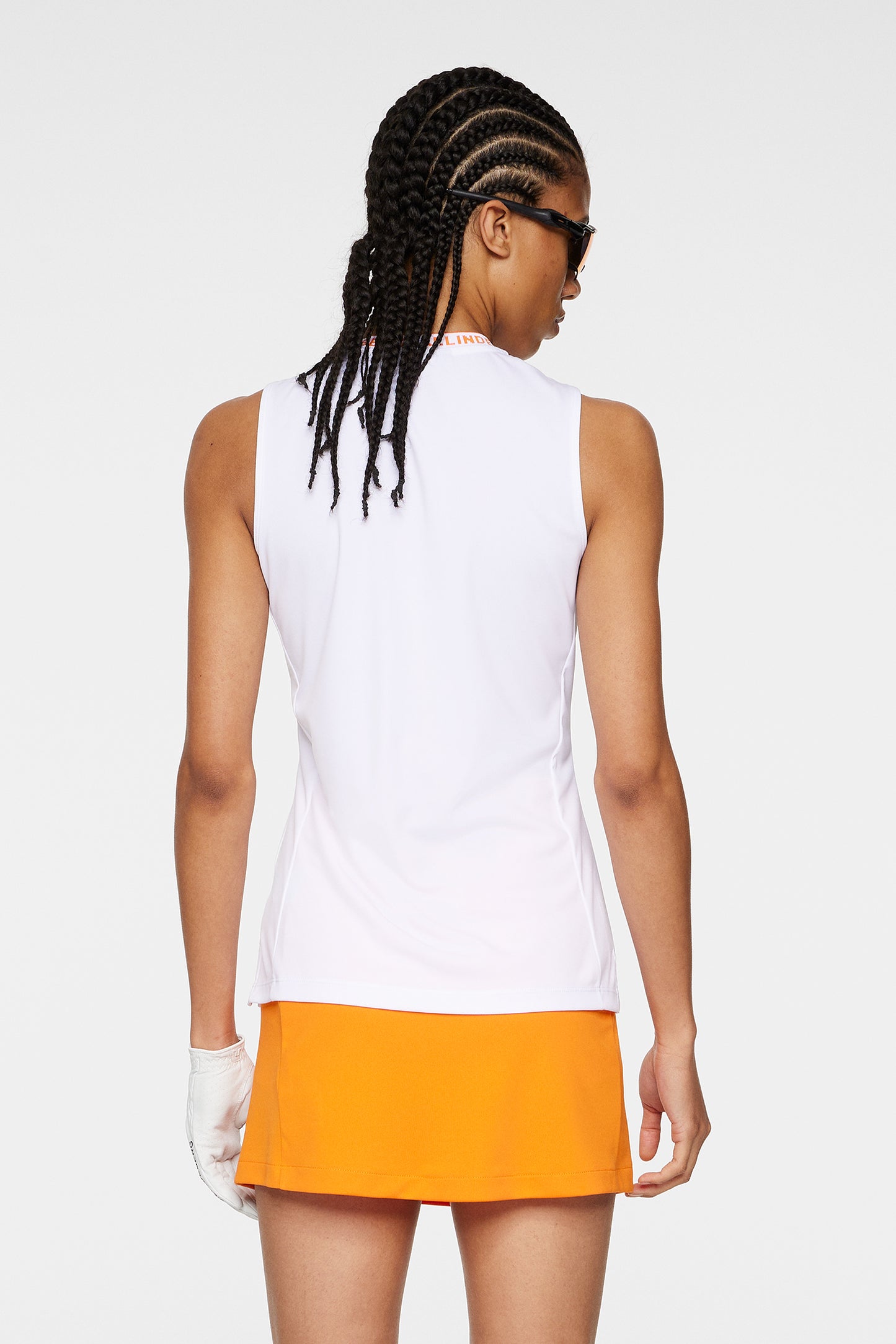 Leya Sleeveless Top / White