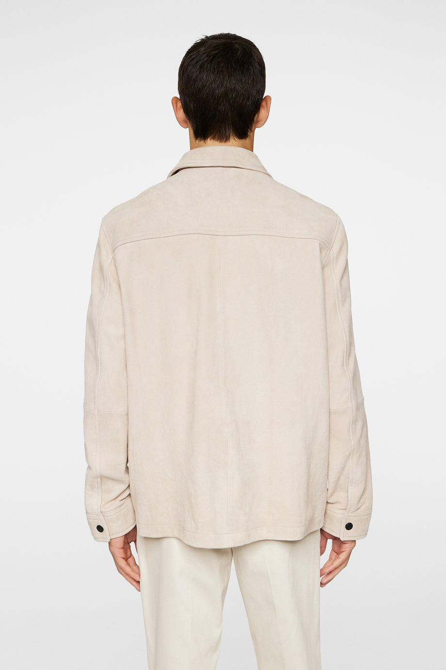 Wilden Suede Overshirt / Moonbeam