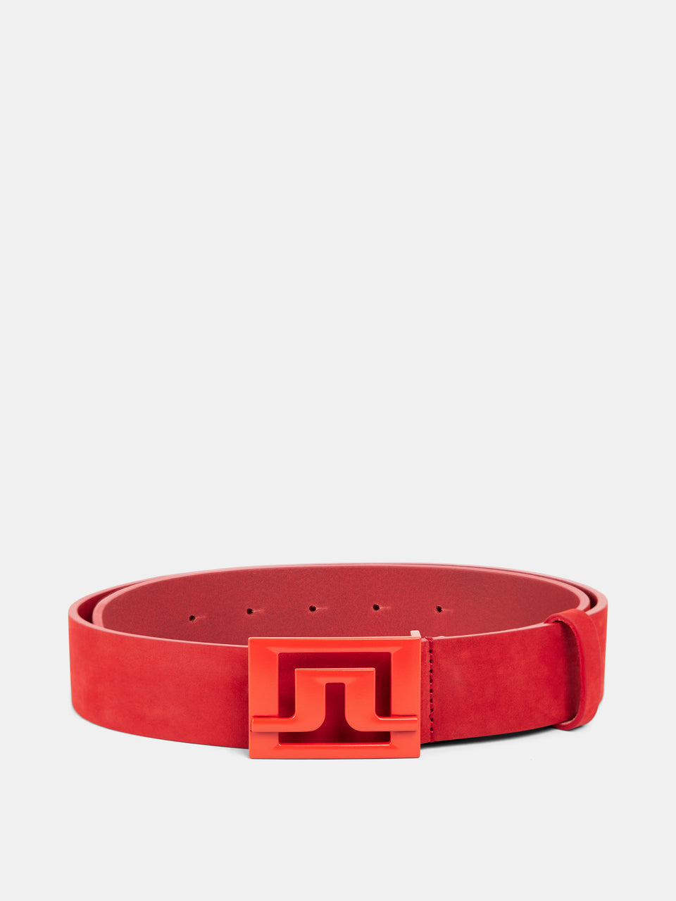 Slater Leather Belt / Fiery Red