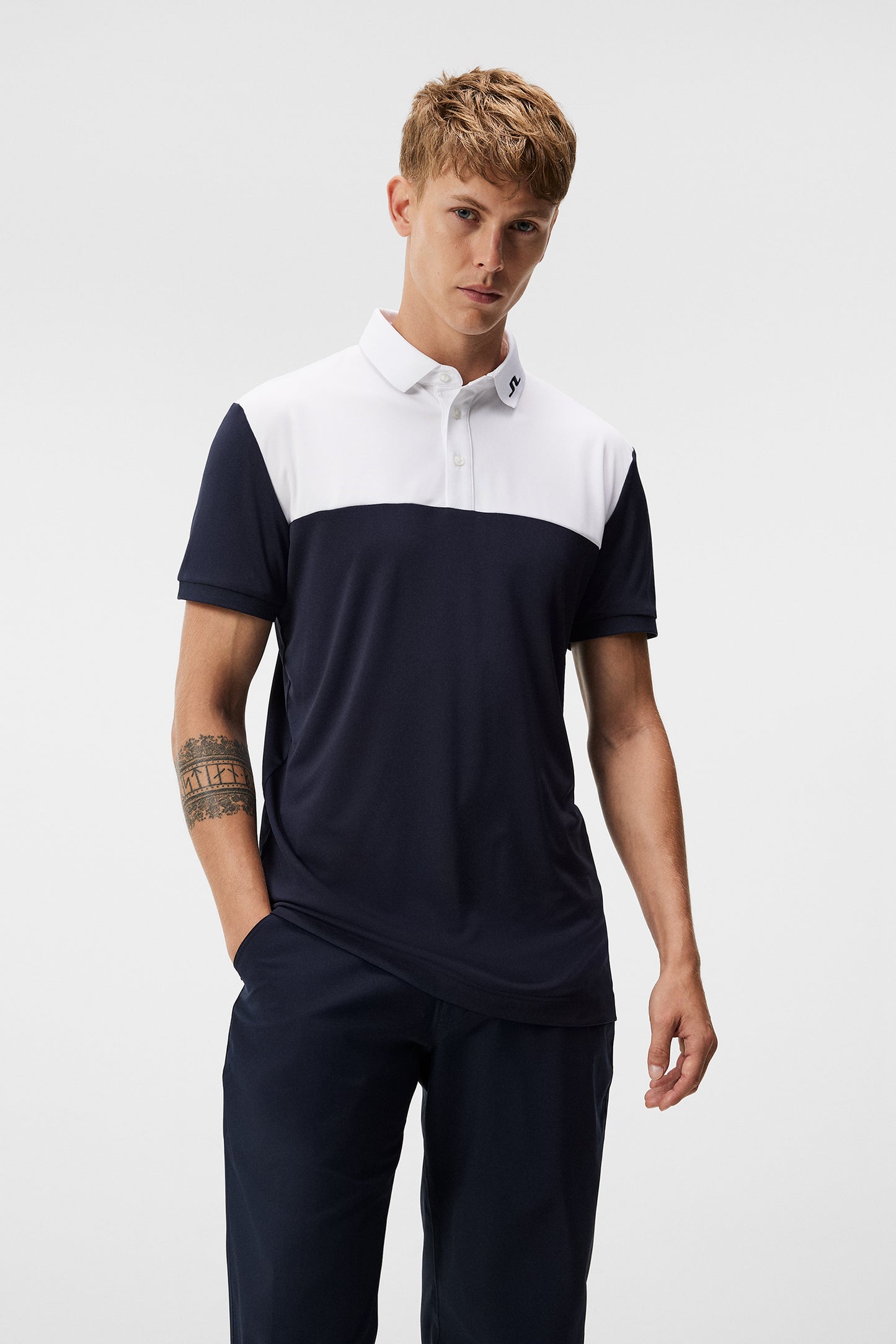 Jeff Reg Fit Polo / White