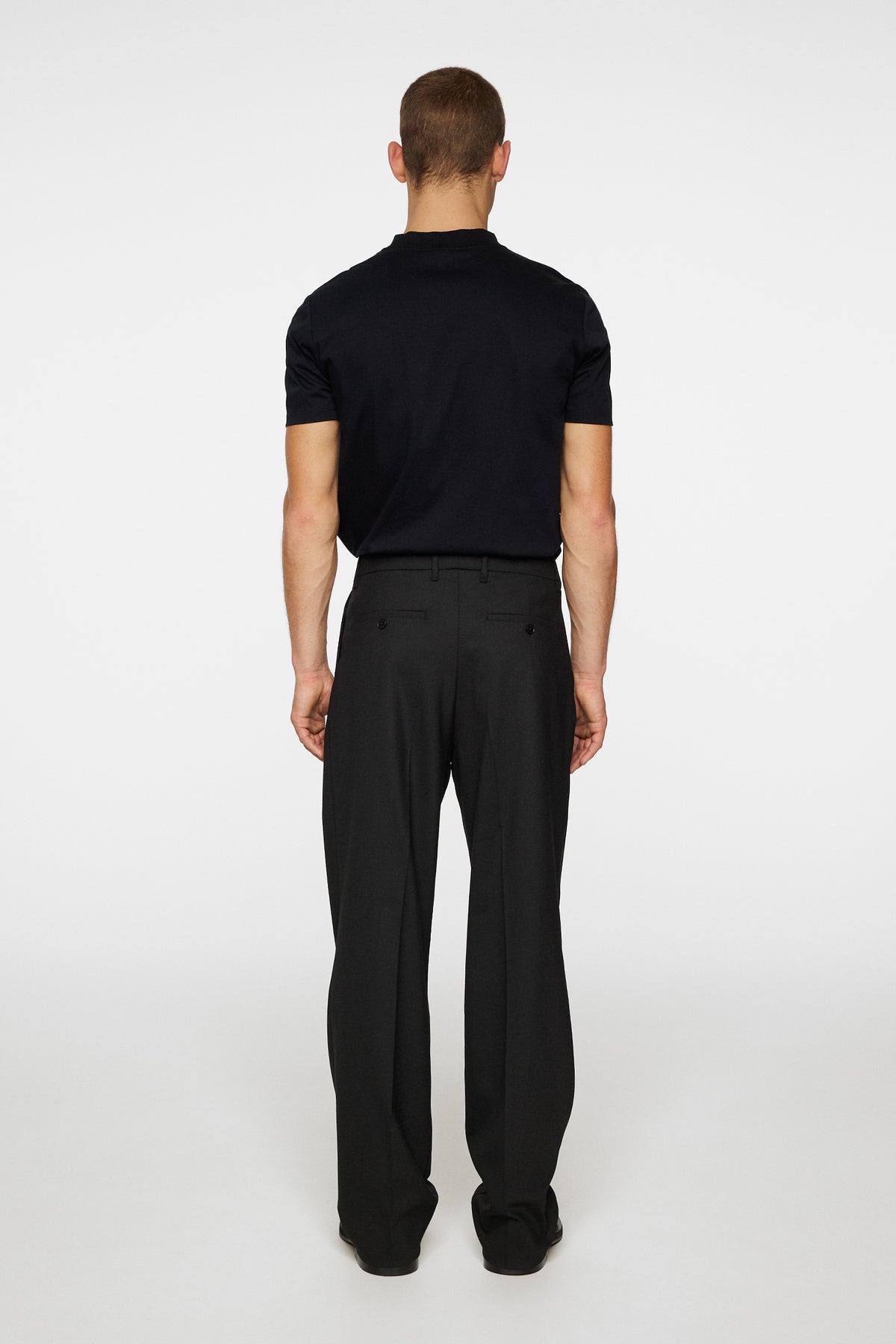 Haij Pleated Twill Pants / Black