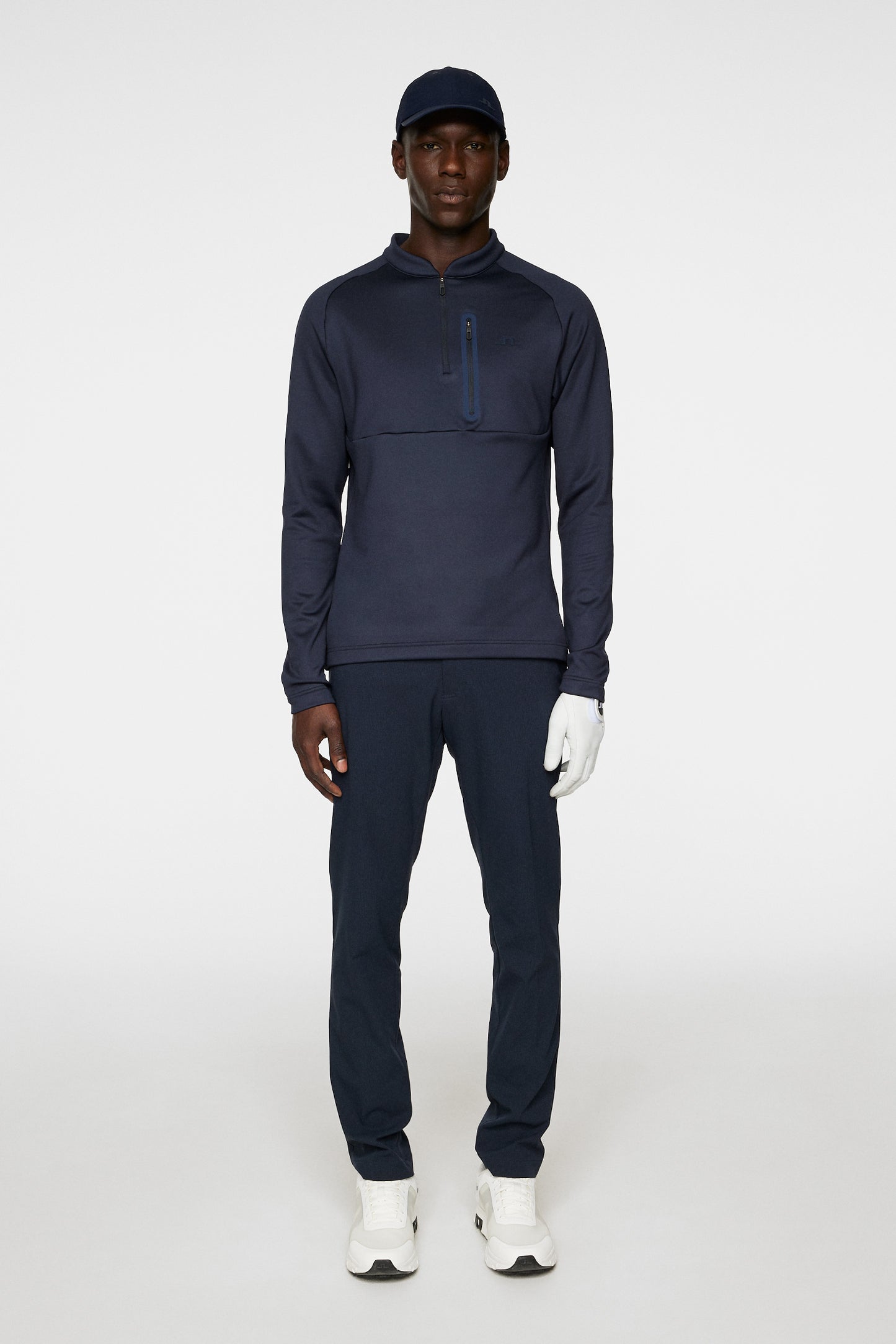 Adam Quarter Zip Mid Layer / JL Navy