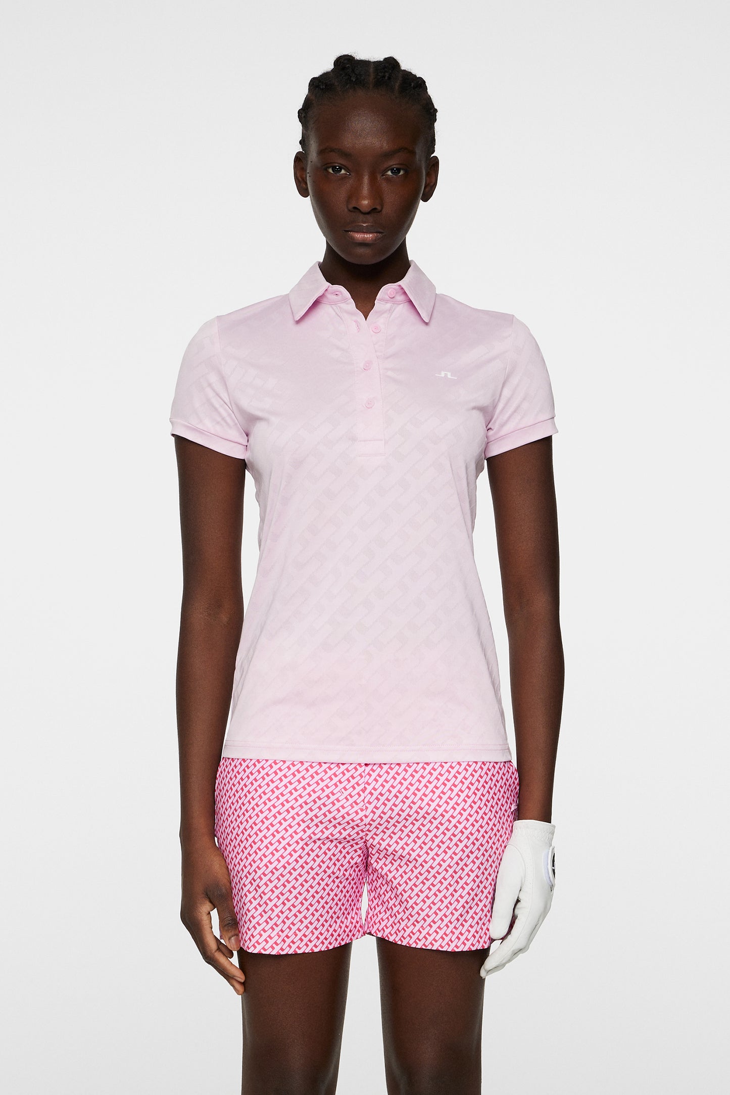 Alaya Jacquard Polo / Nosegay