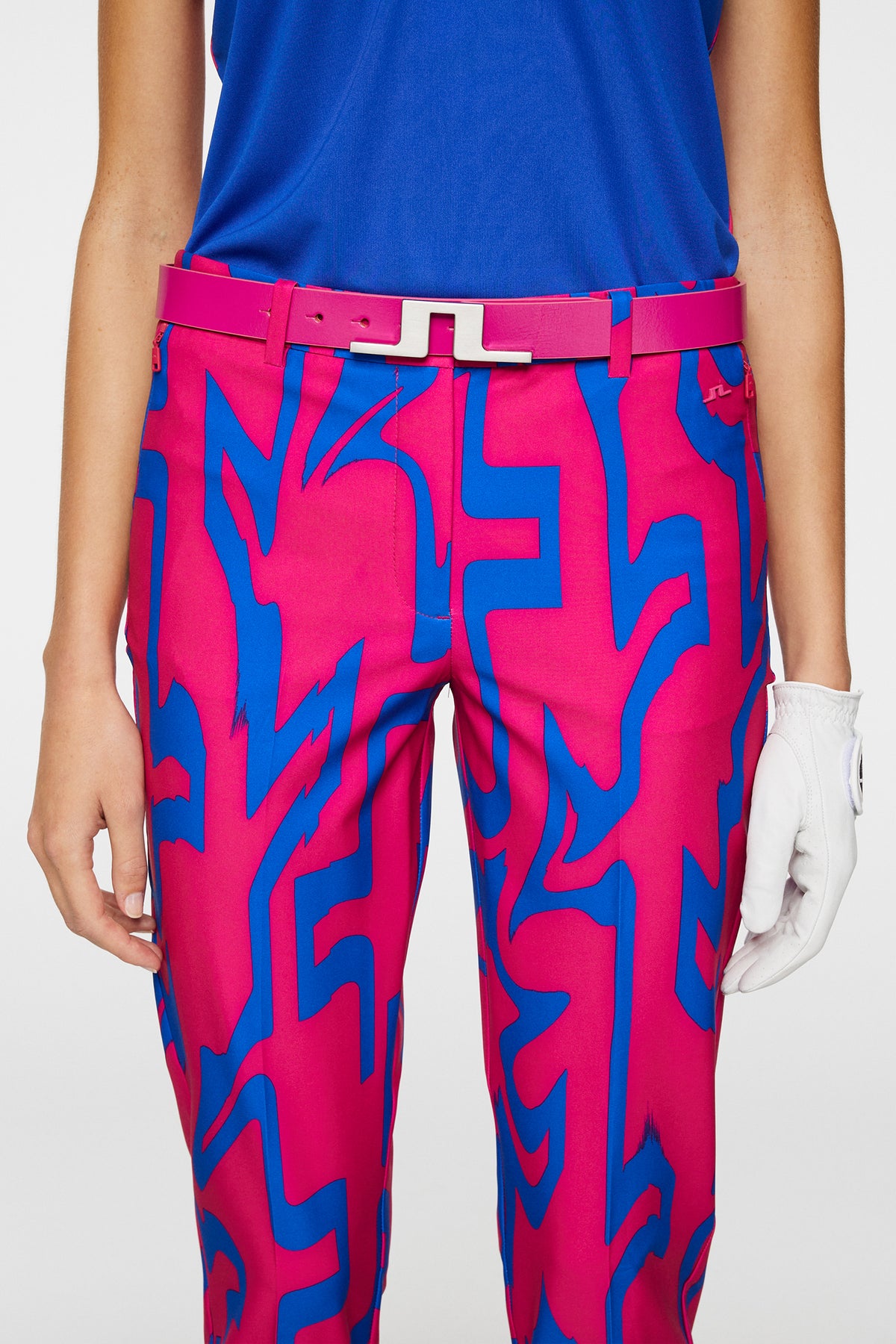 Pia Print Pant / Glitch Bridge Pink