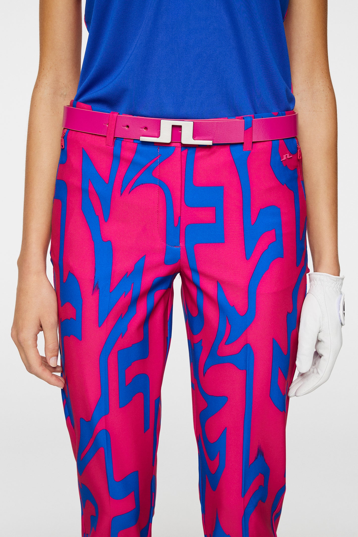 Pia Print Pant / Glitch Bridge Pink