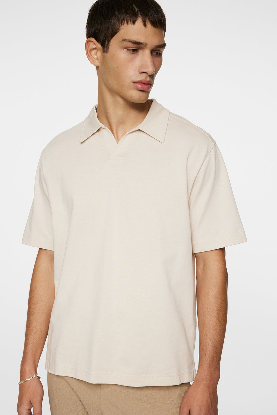 Roy relaxed Polo Pique / Moonbeam