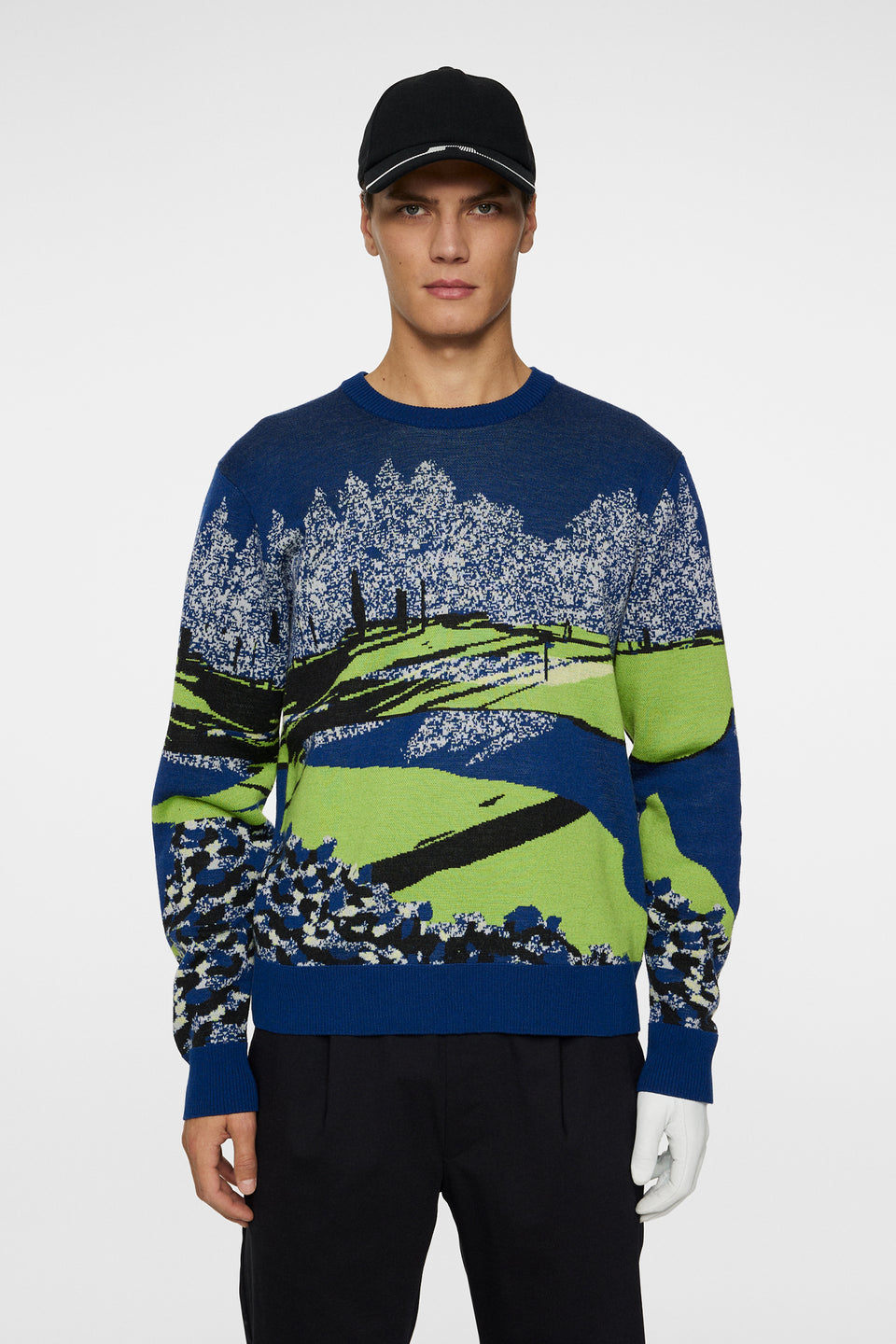 Alexander Jacquard Sweater / Watercolor Jacquard Estate