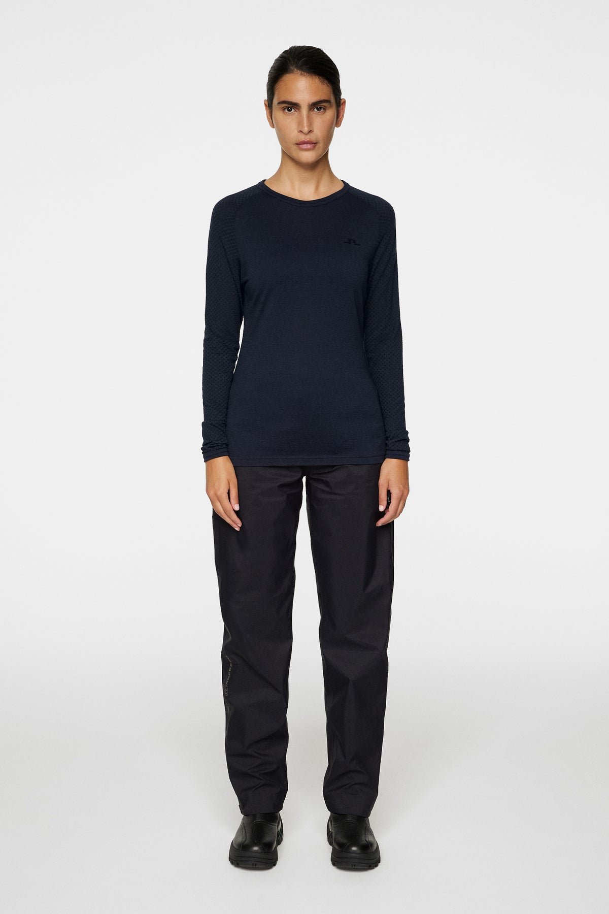 Bella Wool LS T-shirt / JL Navy