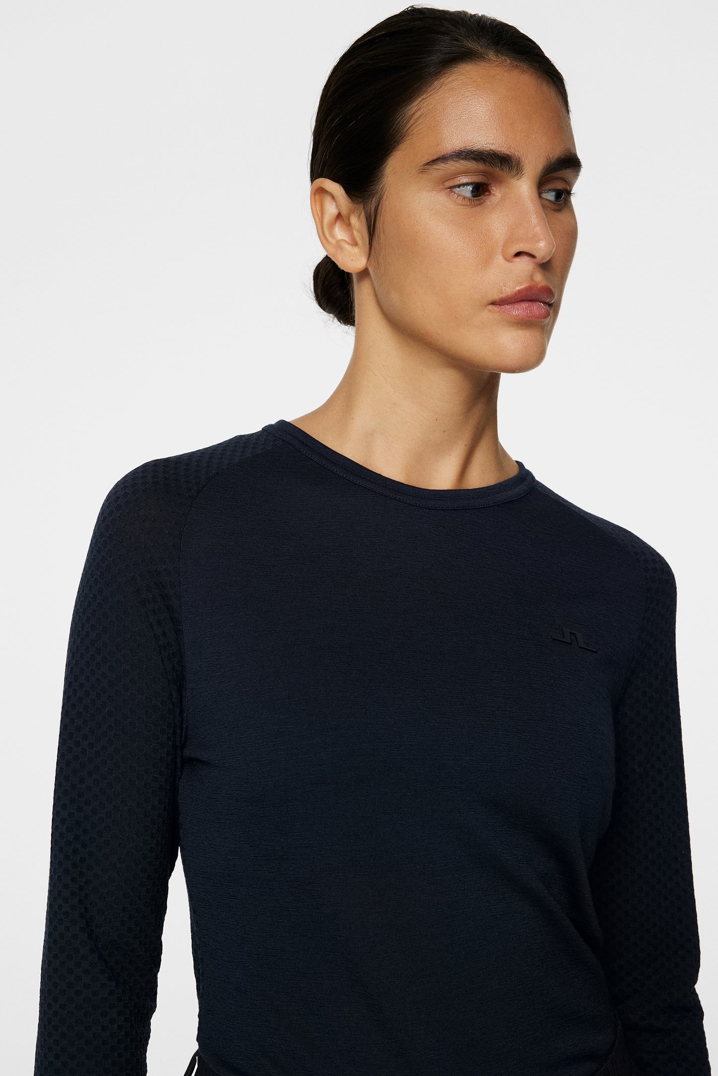 Bella Wool LS T-shirt / JL Navy