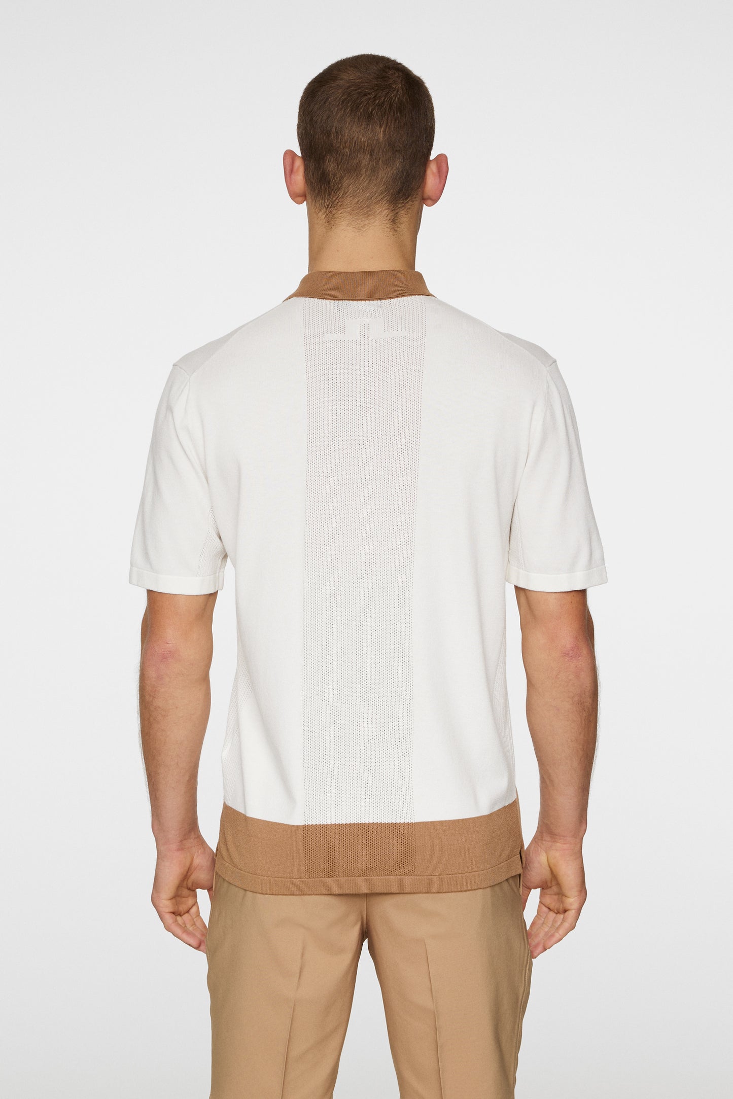 Rue Knitted Polo Shirt / White