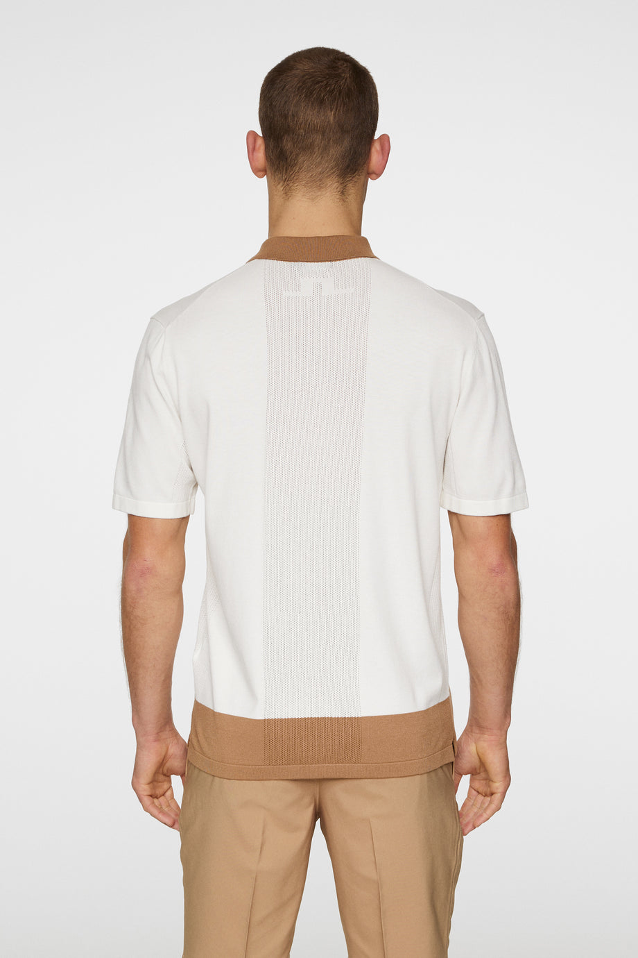 Rue Knitted Polo Shirt / White