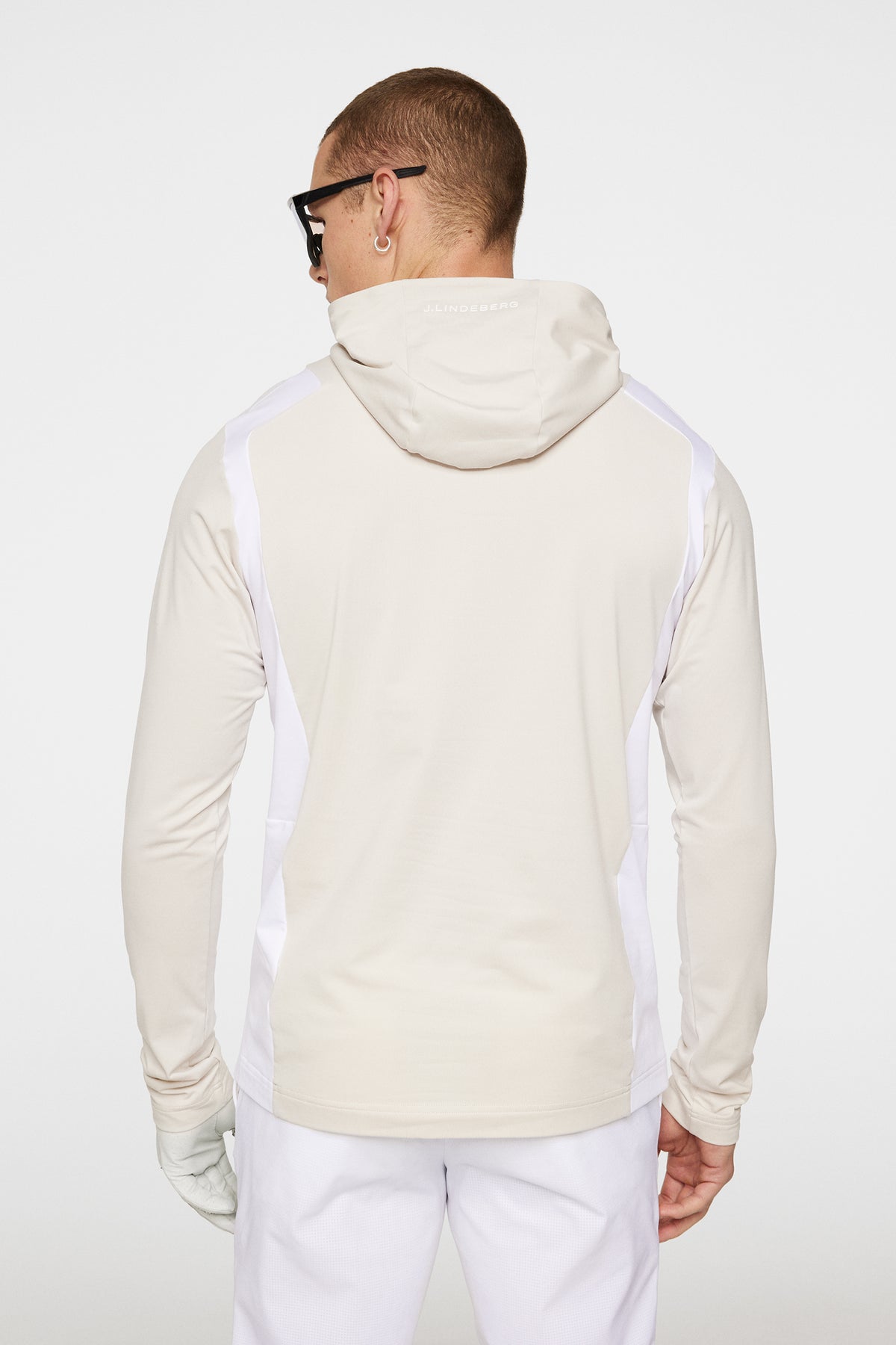 Lukas Quarter Zip Hood / Moonbeam