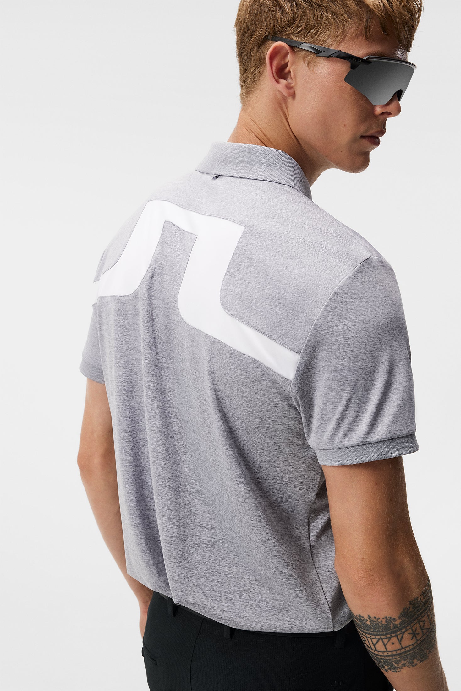 Jeff Reg Fit Polo / Grey Melange – J.Lindeberg