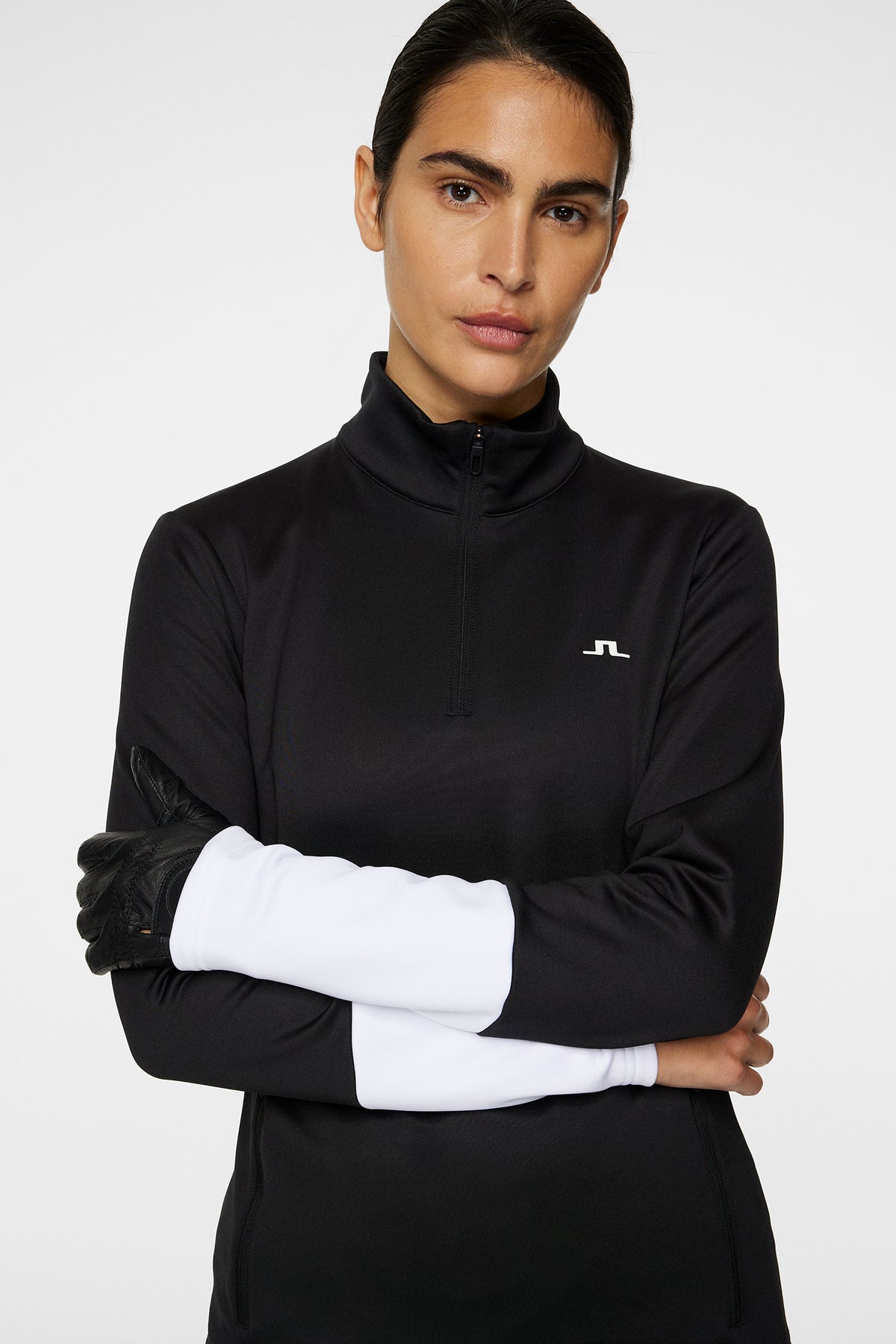 W Aerial Quarter Zip Mid Layer / Black