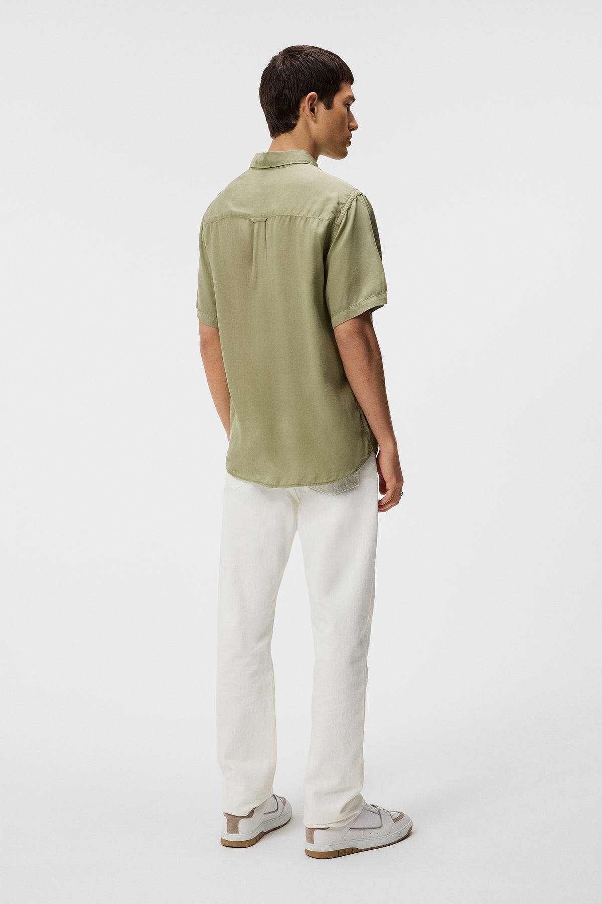 Reg SS Light Tencel Shirt / Oil Green