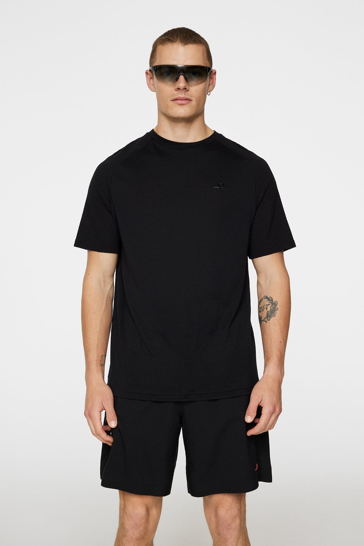 Brent Wool T-shirt / Black