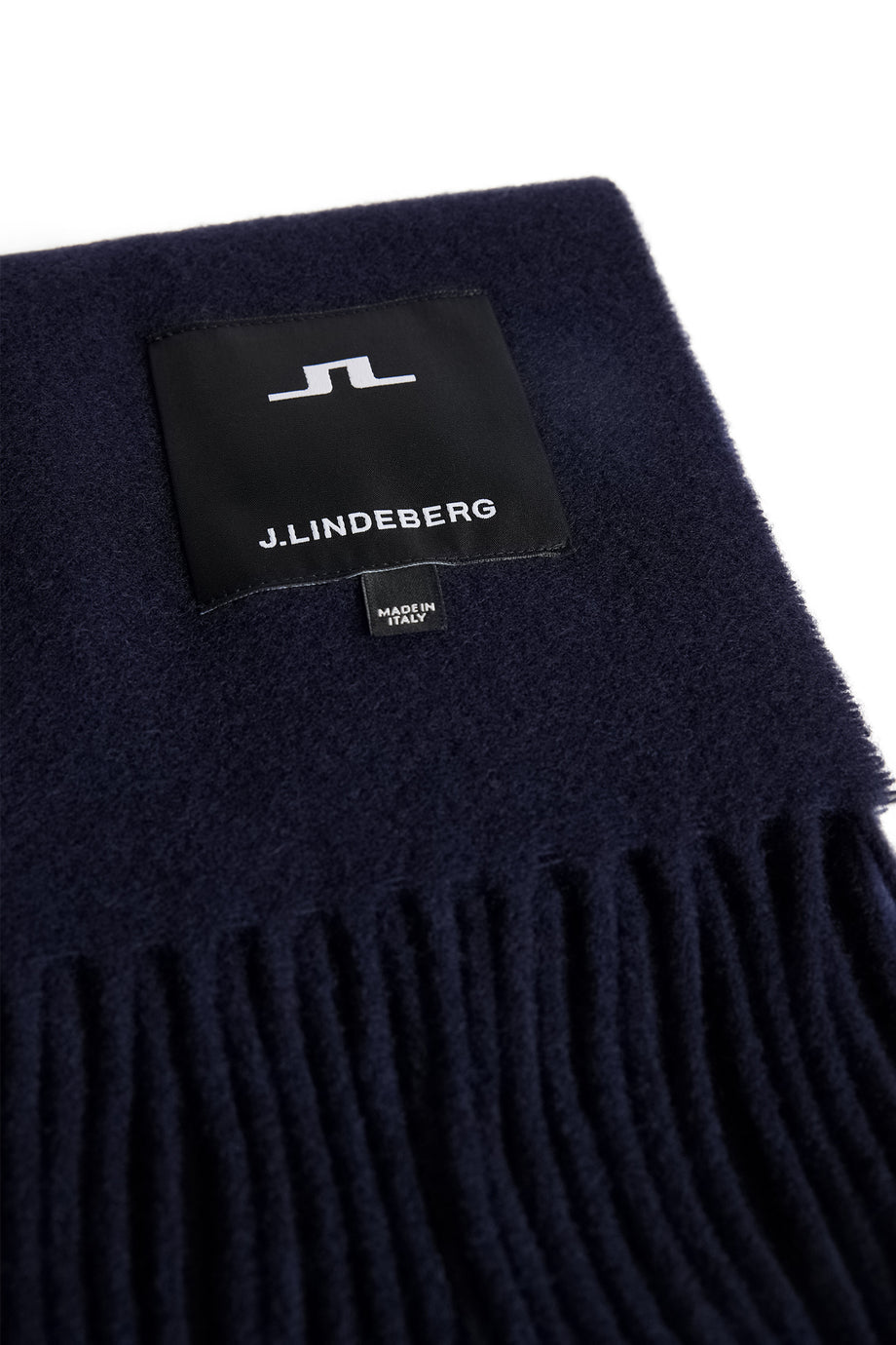 Champ Solid Wool Scarf / JL Navy