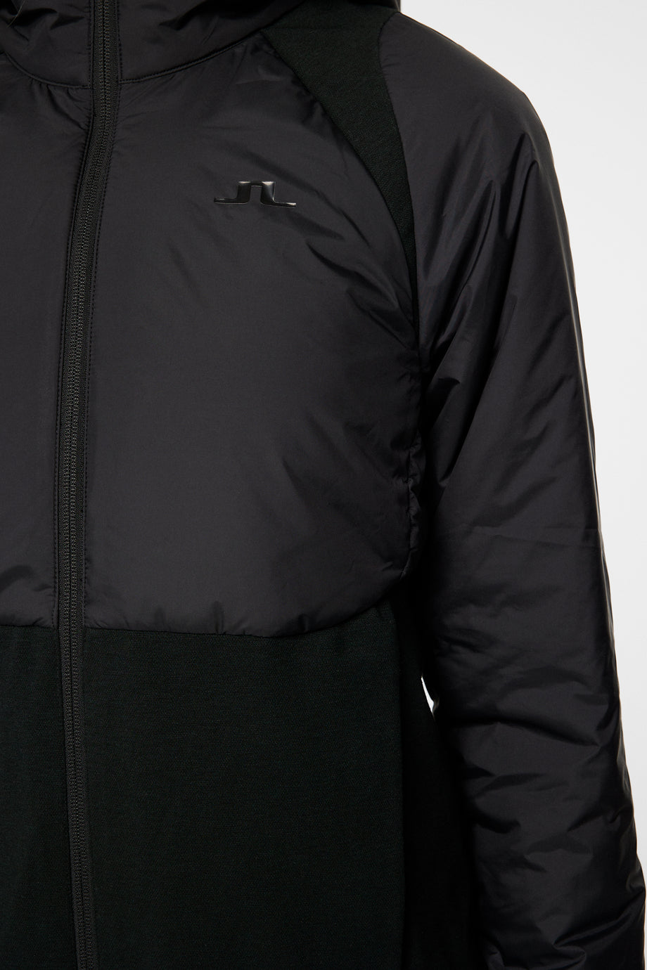 Shona Hybrid Hood Jacket / Black