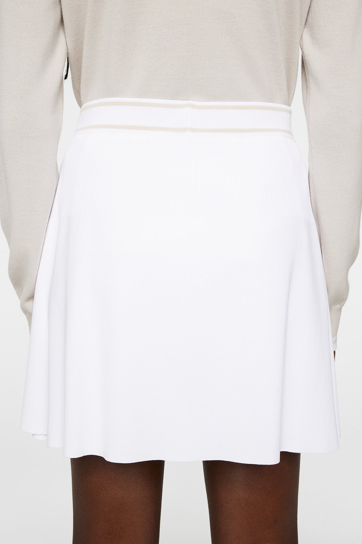 Emma Knitted Skirt / White