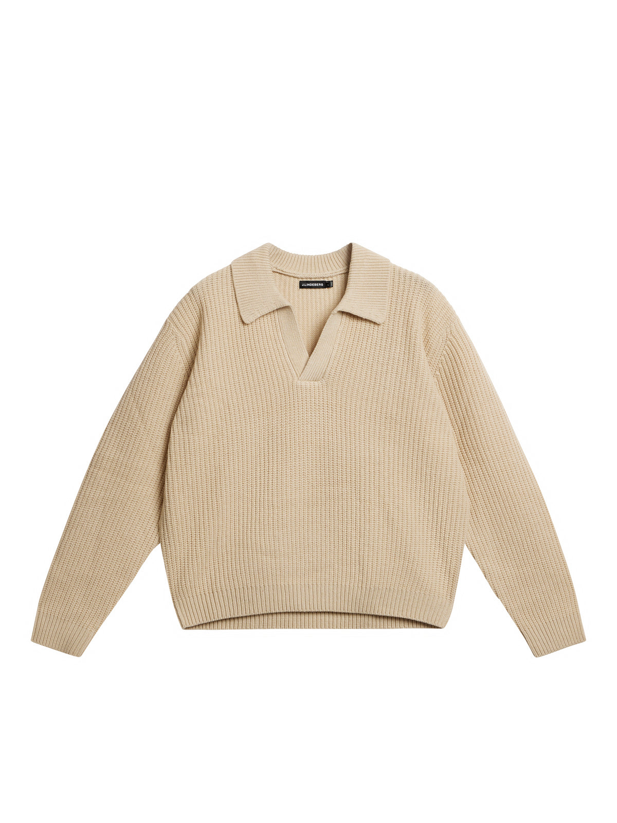 Jethro Heavy Polo Knit / Moonbeam