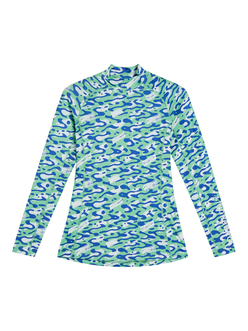 Asa Print Soft Compression Top / Caldera Jade Cream