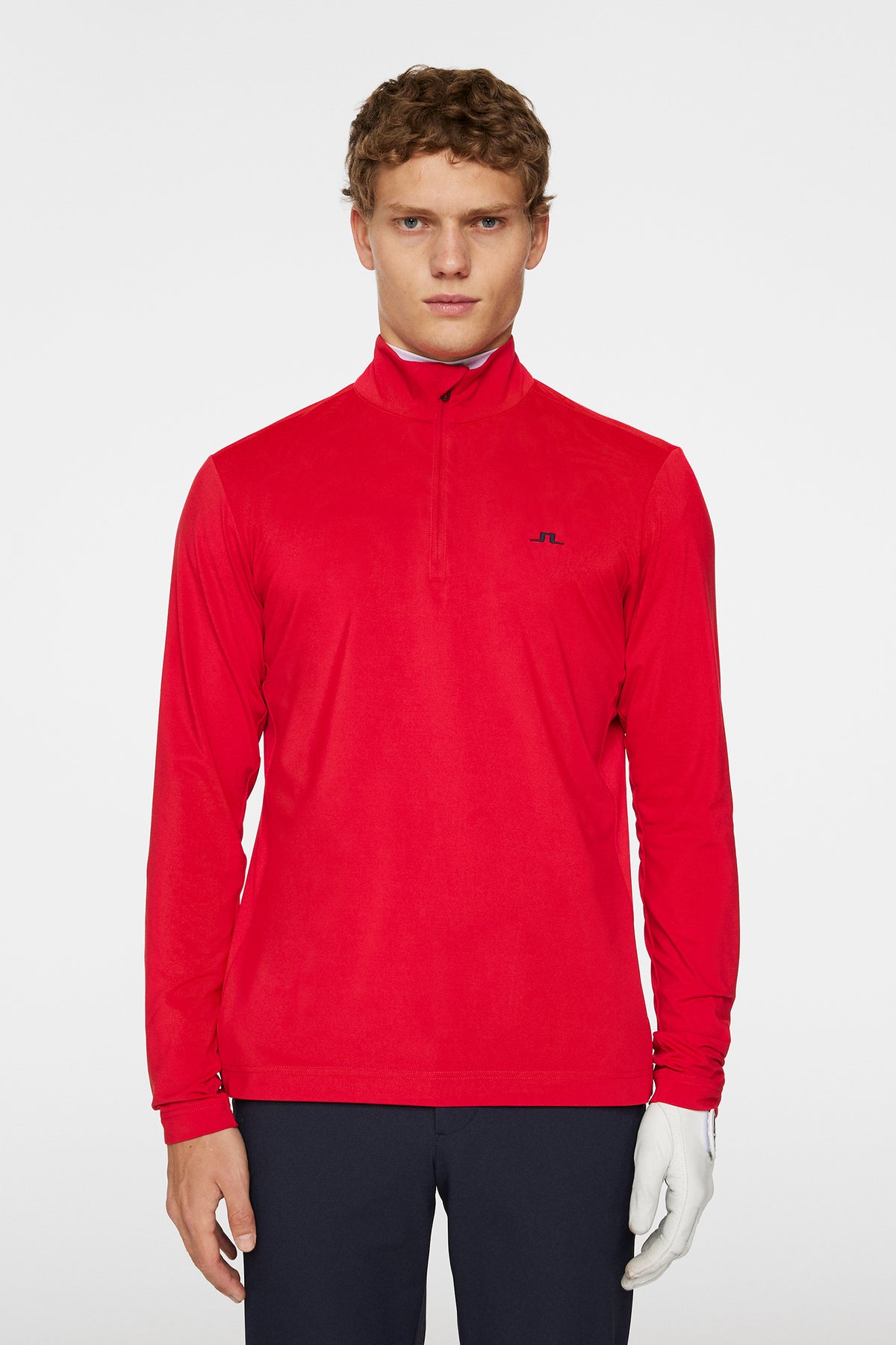 Luke Quarter Zip Mid Layer / Barbados Cherry